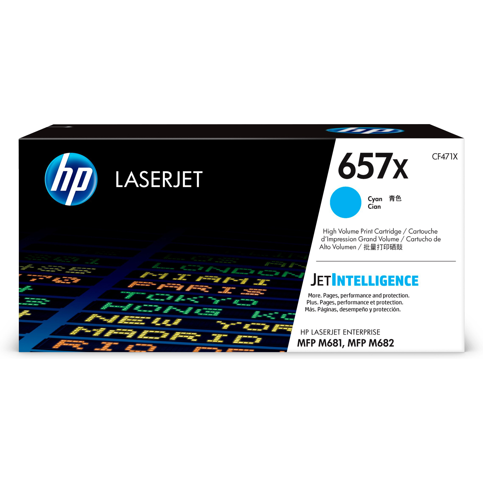 Hp - Toner originale - 657X - Ciano …