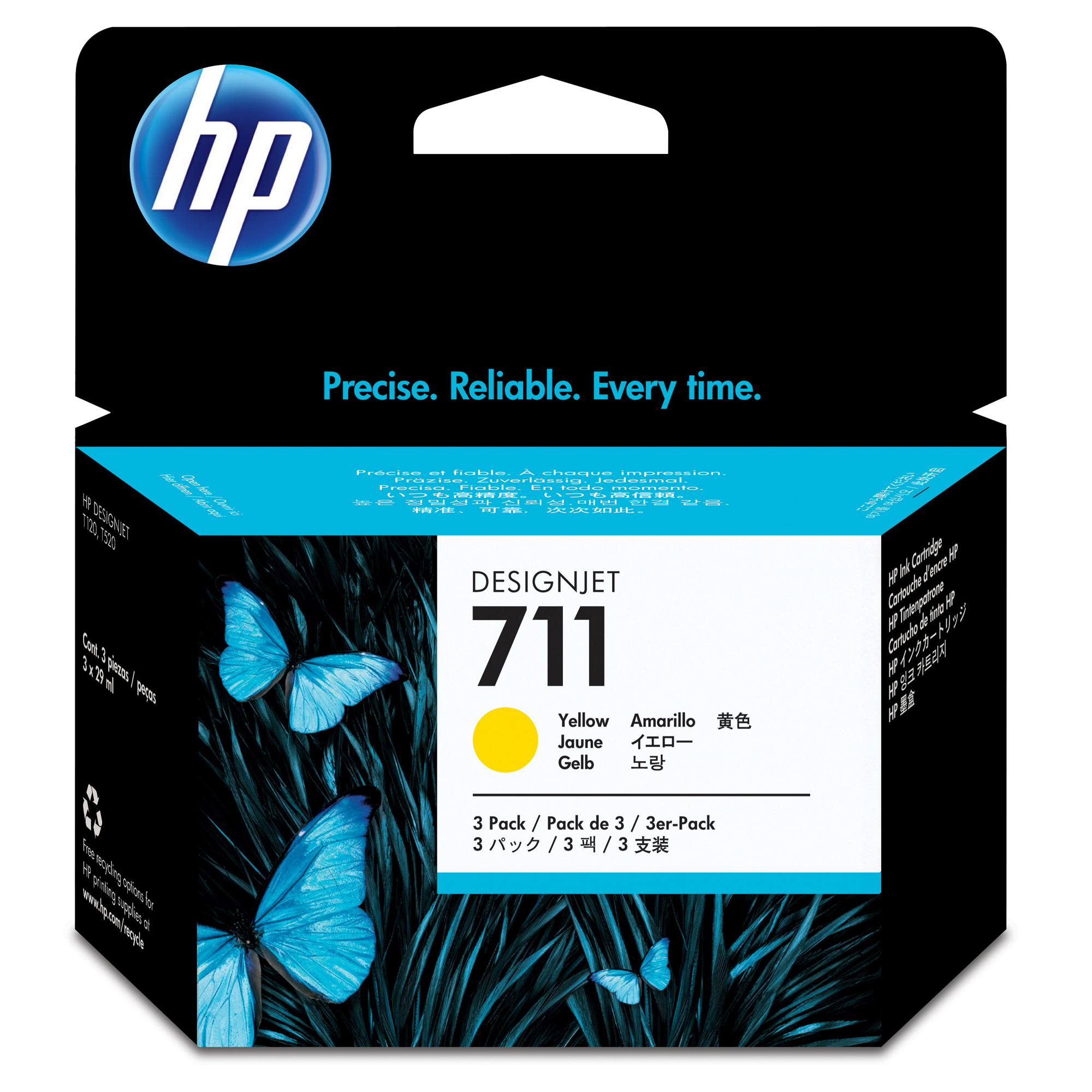 Hp - Confezione 3 cartucce ink originale - …