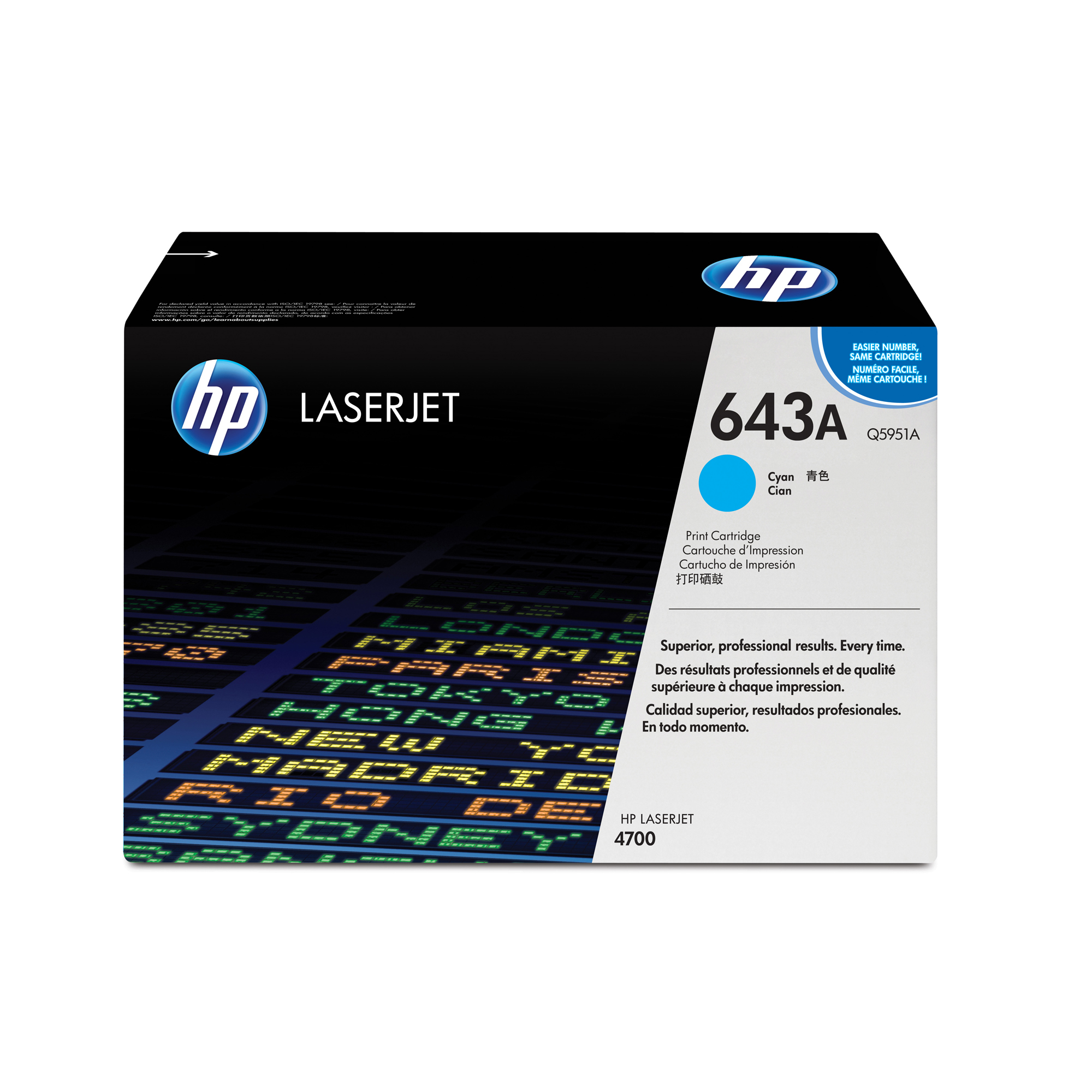Hp - Toner originale - 643A - Ciano …