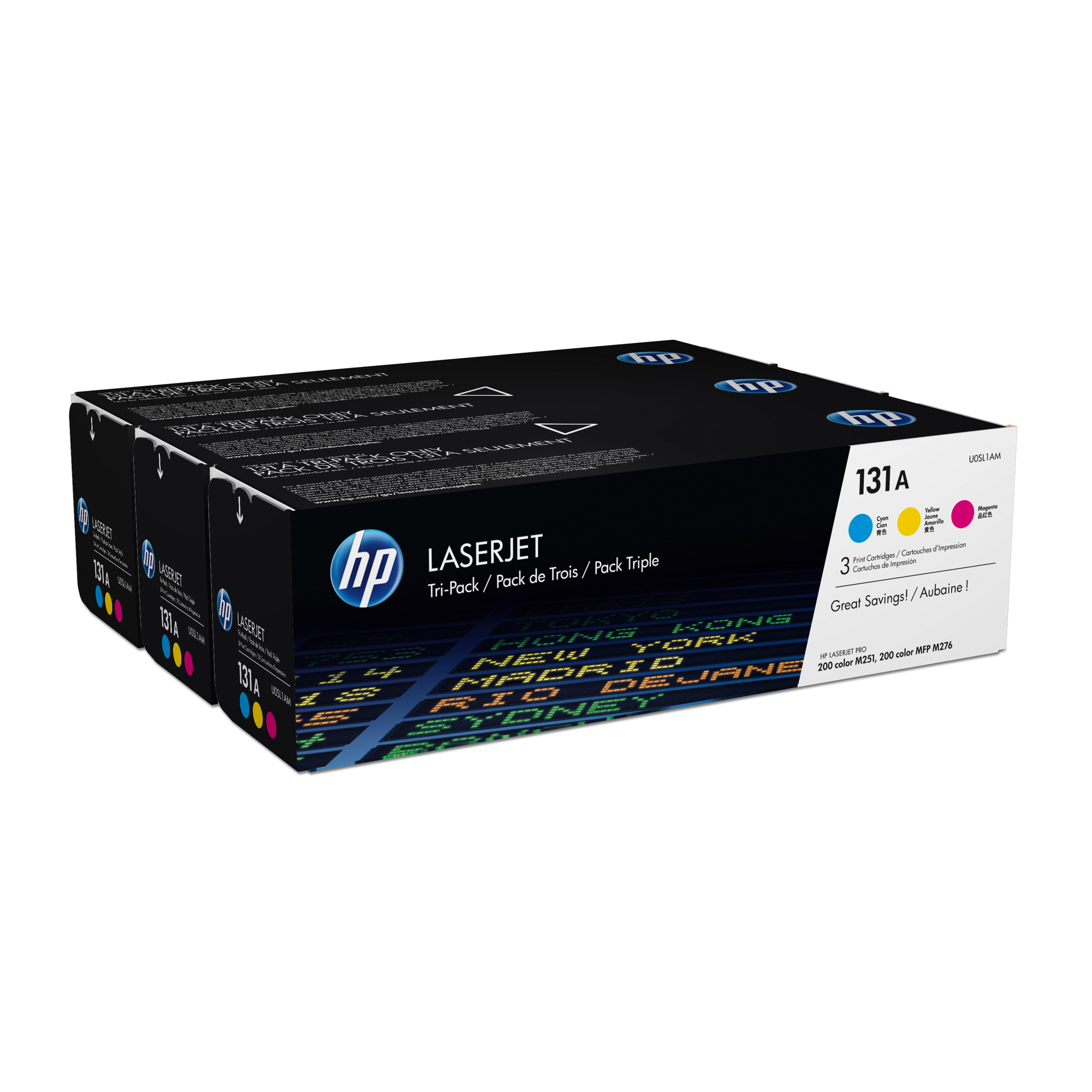 Hp - Confezione 3 Toner originale - 131A …