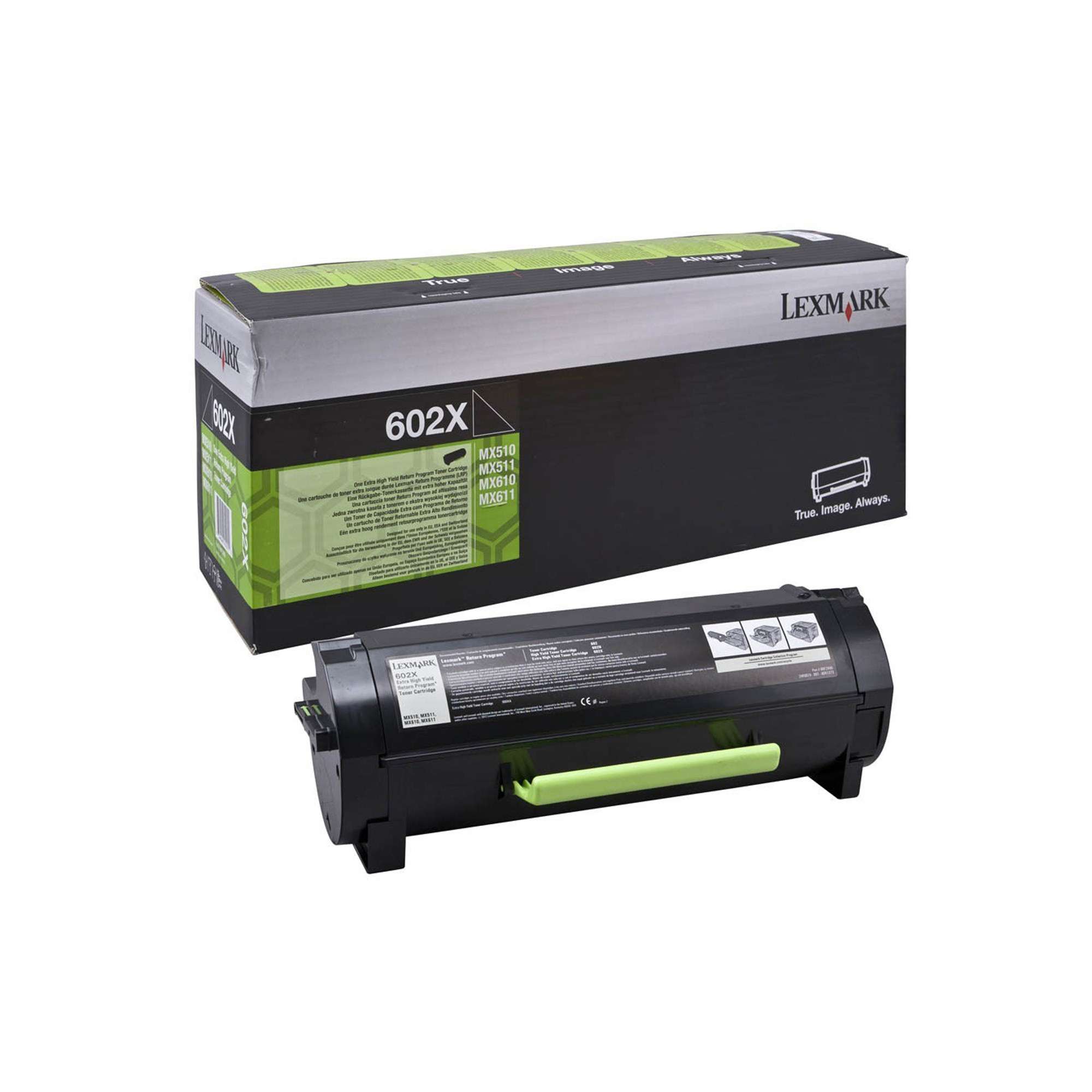 Lexmark 602X - Extra High Yield - nero - originale - cartuccia toner LCCP, LRP - per Lexmark MX510de, MX511de, MX511dhe, MX511dte, MX611de, MX611dhe, MX611dte