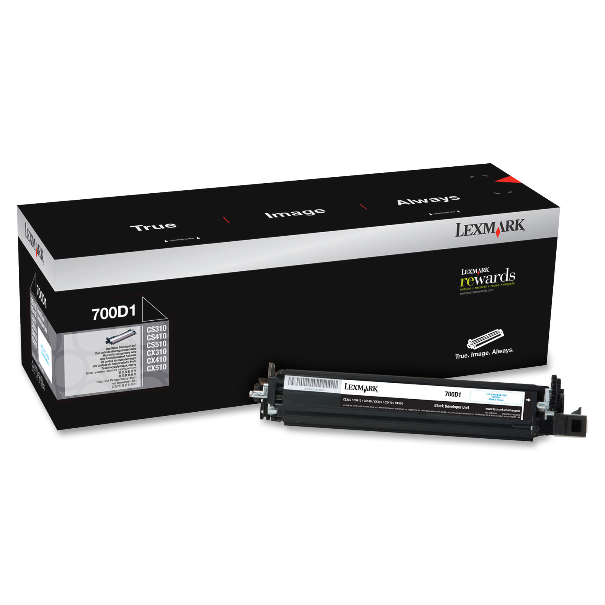 Lexmark 700D1 - Nero - originale - kit unità di sviluppo LCCP - per Lexmark CS310, CS317, CS410, CS417, CS510, CS517, CX310, CX317, CX410, CX417, CX510, CX517