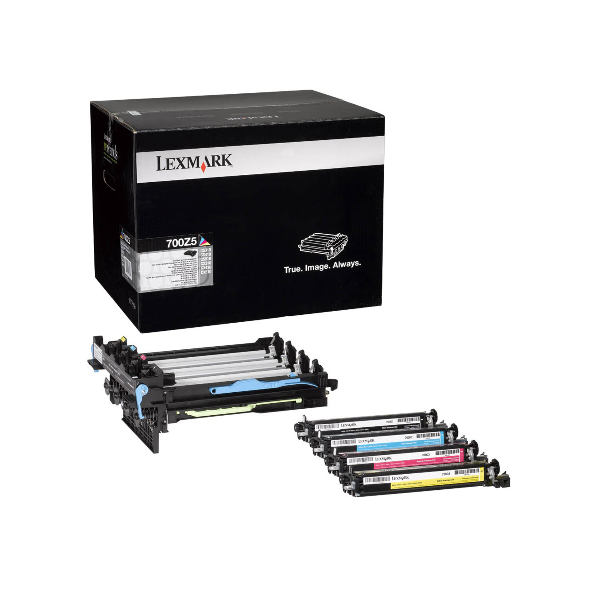 Lexmark Black & Colour Imaging Kit - Nero, colore - kit imaging per stampante LCCP - per Lexmark C2132, CS310, CS317, CS417, CS517, CX317, CX410, CX417, CX510, CX517, XC2130
