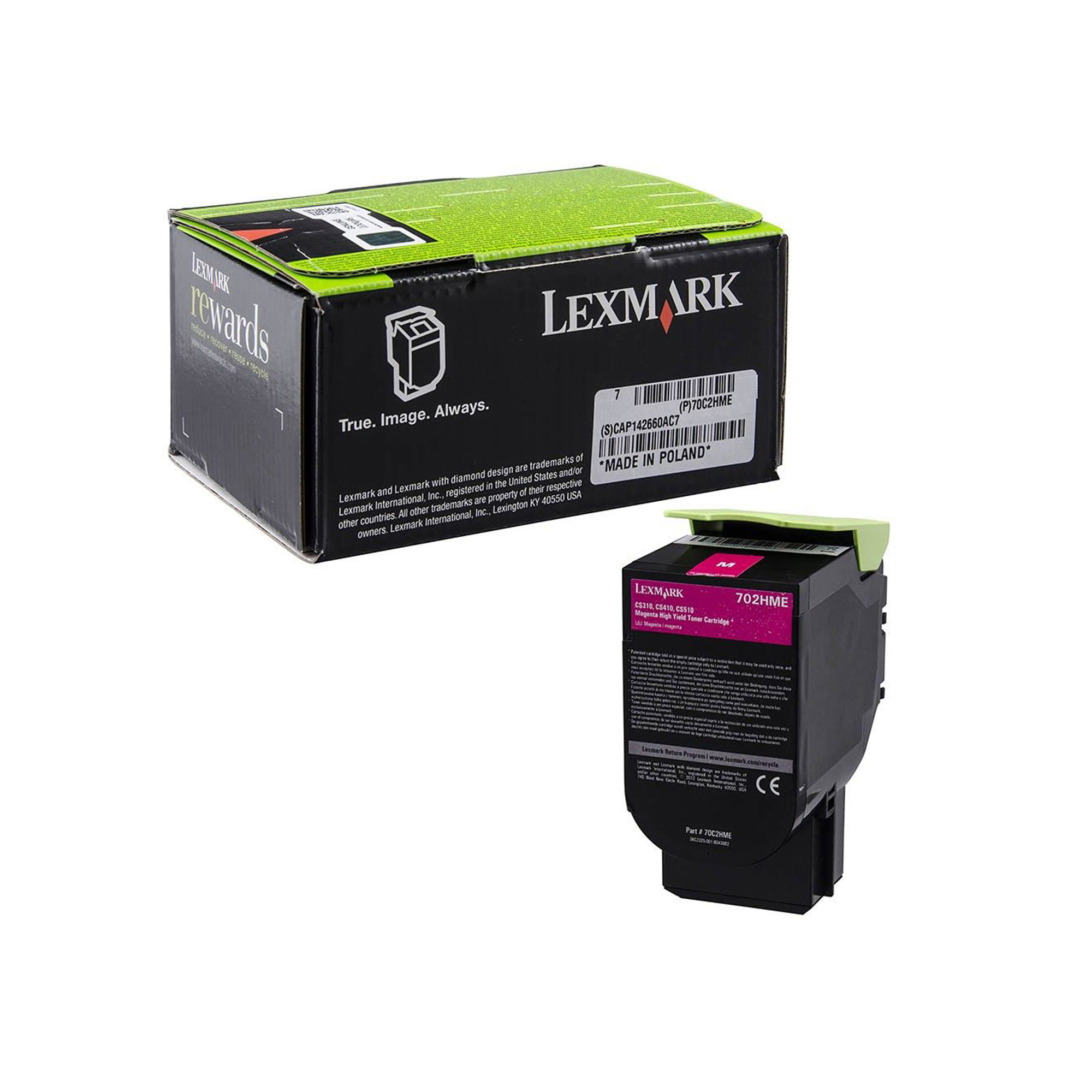 Lexmark 702HME - Alta resa - magenta - originale - cartuccia toner Lexmark Corporate - per Lexmark CS310dn, CS310n, CS410dn, CS410dtn, CS410n, CS510de, CS510dte