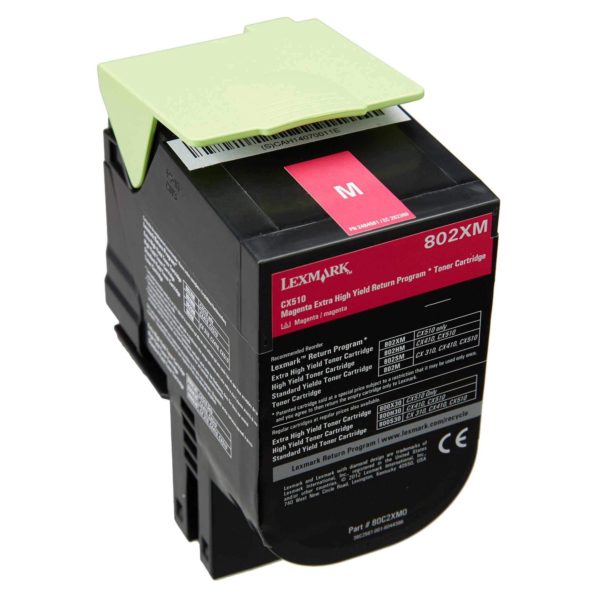 Lexmark 802XM - Extra High Yield - magenta - originale - cartuccia toner LCCP, LRP - per Lexmark CX510de, CX510de Statoil, CX510dhe, CX510dthe