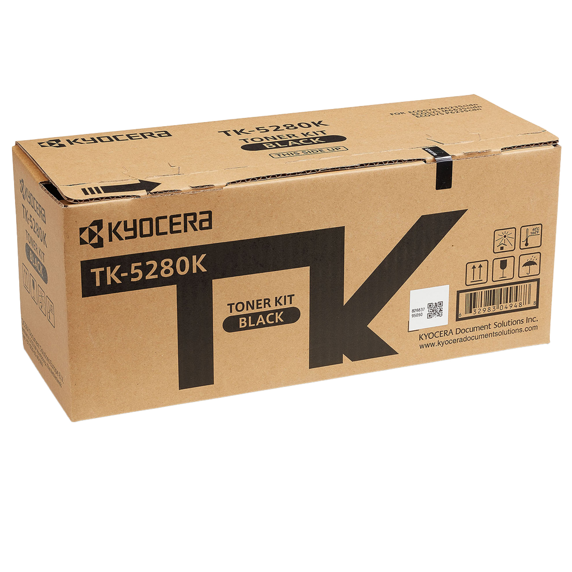 Kyocera TK 5280K - Nero - originale - kit toner - per ECOSYS M6235cidn, M6235CIDN/KL3, M6635cidn, M6635CIDN/KL3, P6235cdn, P6235CDN/KL3