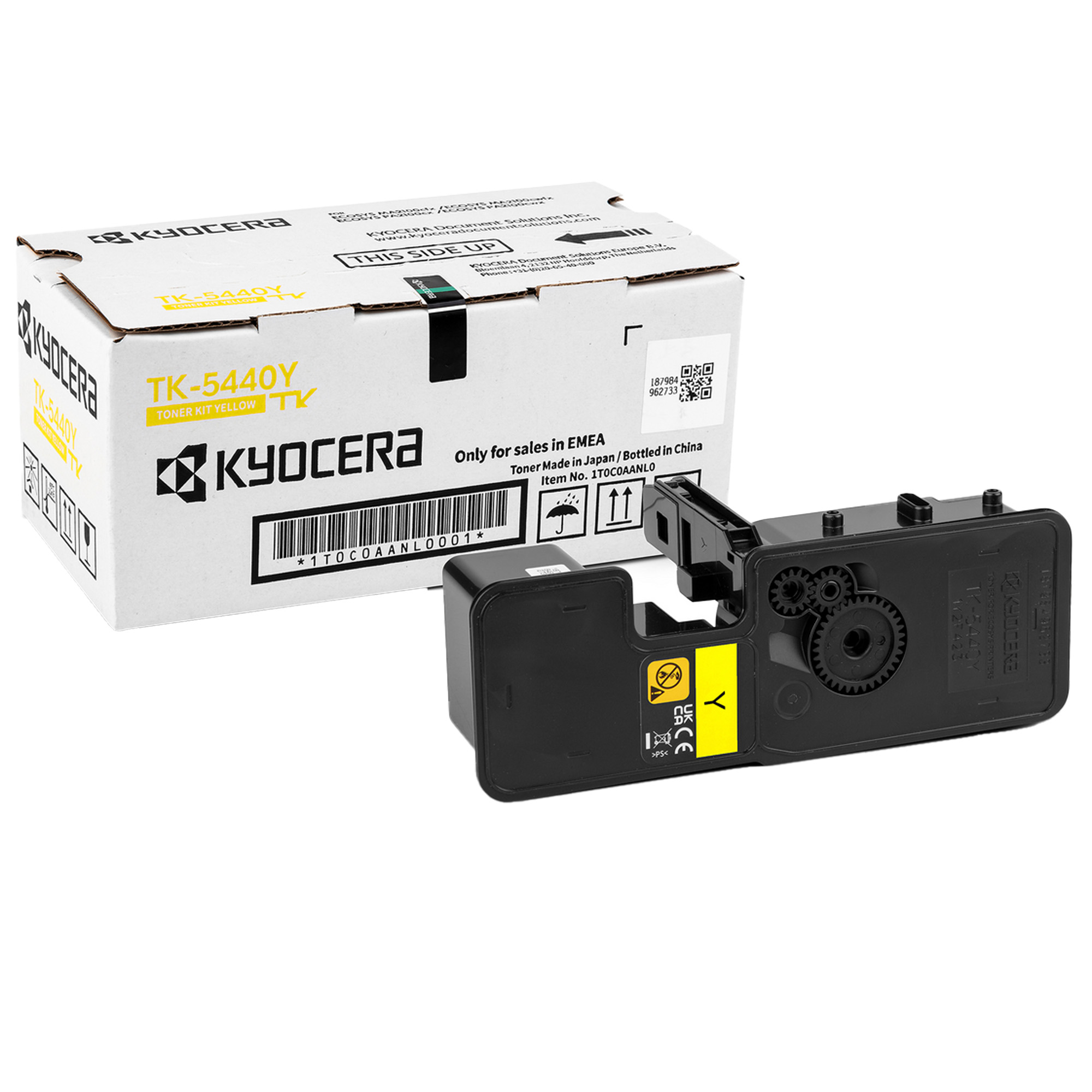 Kyocera TK 5440Y - Alta capienza - giallo - originale - cartuccia toner - per ECOSYS MA2100cfx, MA2100cwfx, PA2100cwx, PA2100cx