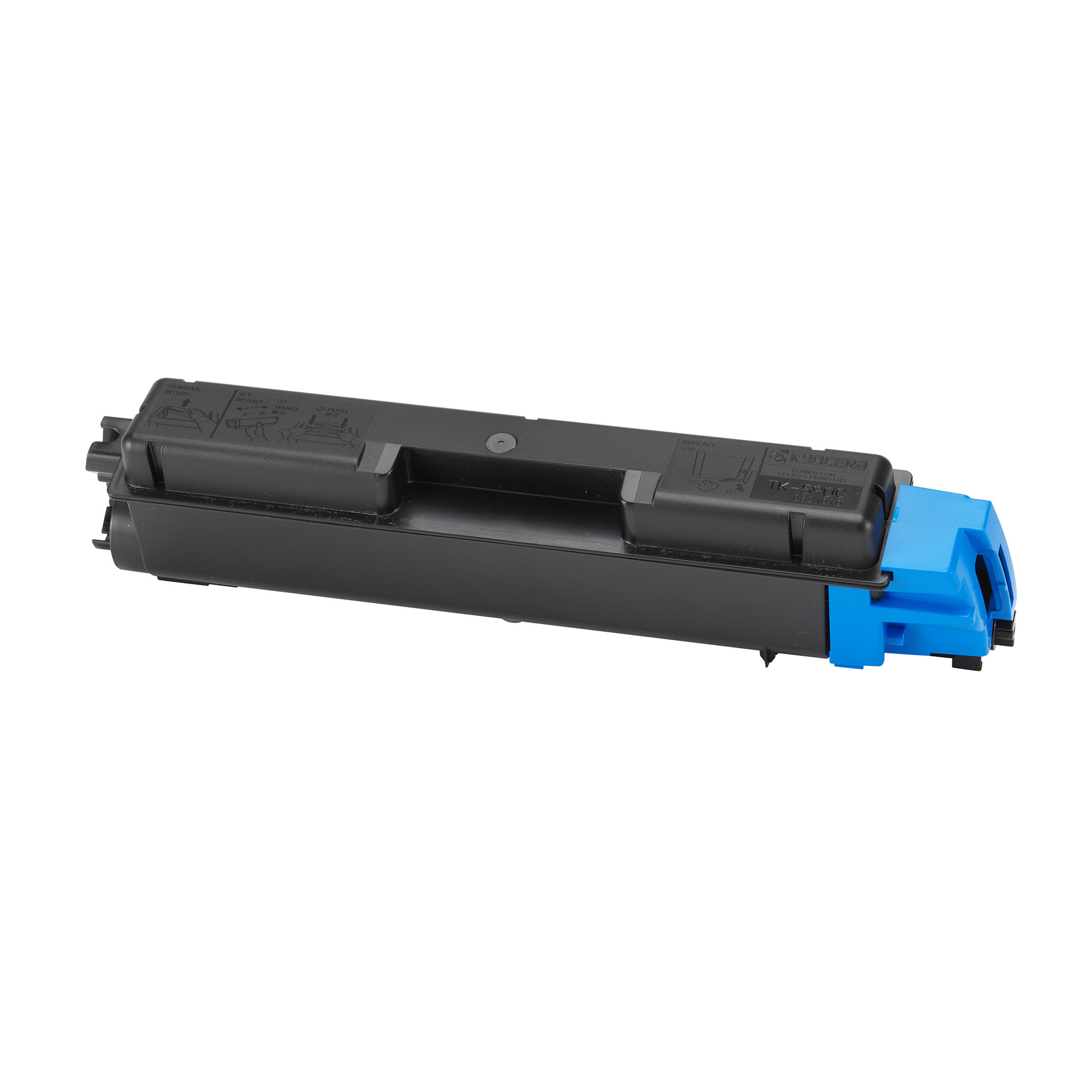 Kyocera TK 590C - Ciano - originale - cartuccia toner - per Kyocera FS-C2026, FS-C2126; ECOSYS M6023, M6026, M6526, P6026; FS-C5250