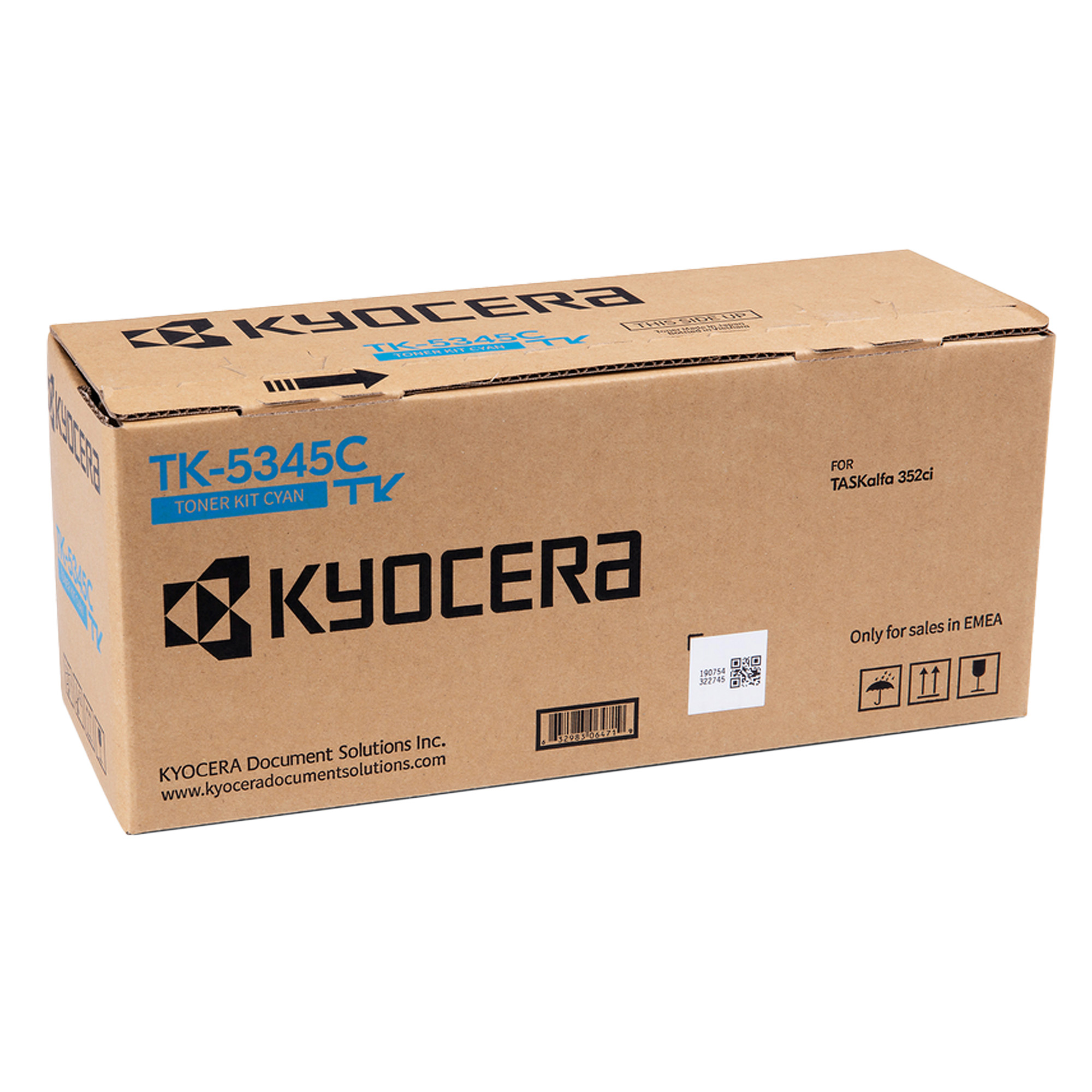 Kyocera TK 5345C - Ciano - originale - cartuccia toner - per TASKalfa 352ci
