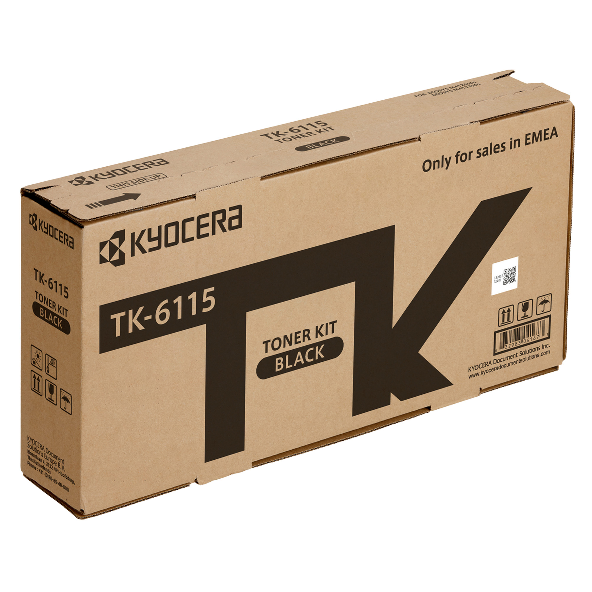 Kyocera TK-6115 - Nero - originale - cartuccia toner - per ECOSYS M4125idn, M4125idn/KL3, M4132idn, M4132idn/KL3