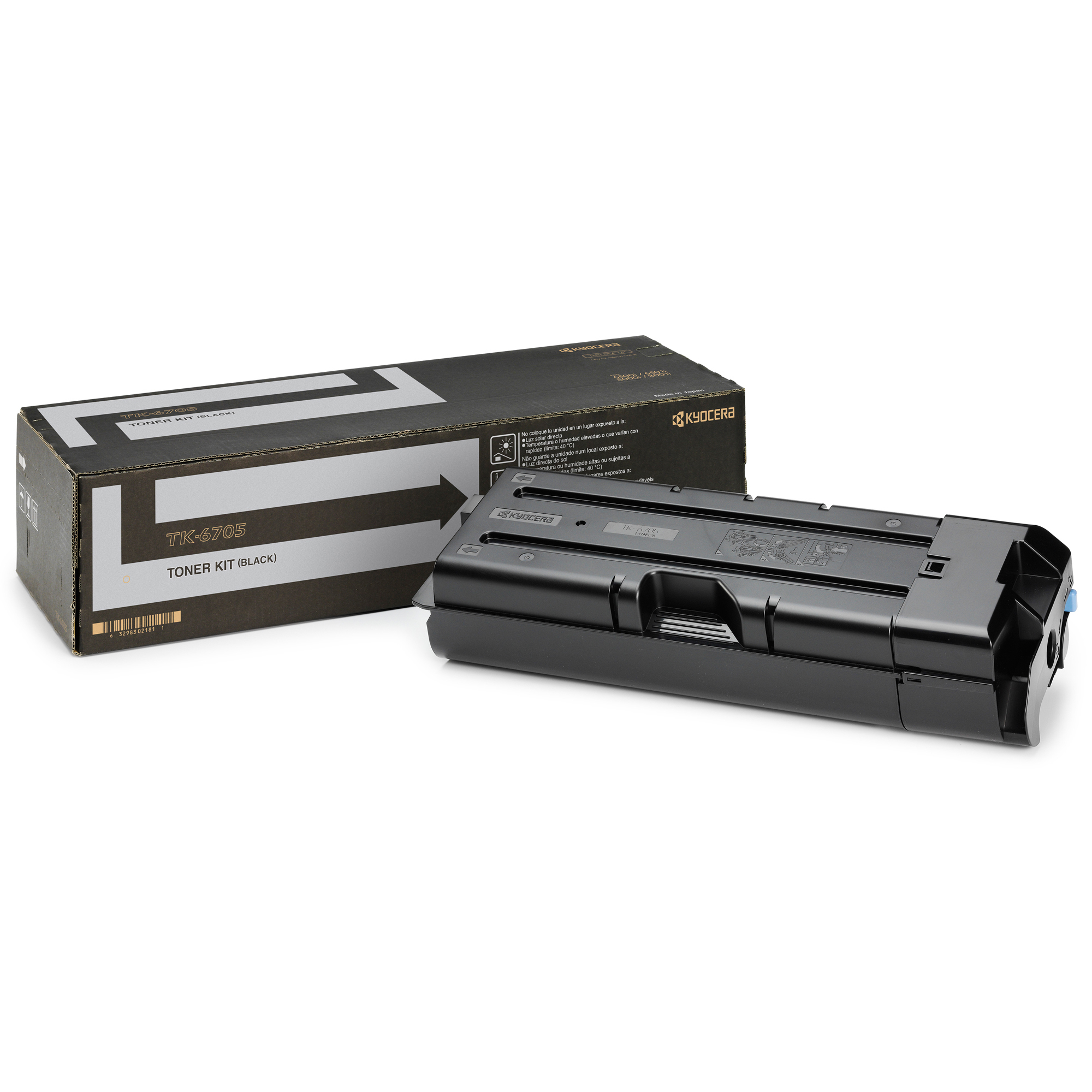 Kyocera TK 6705 - Nero - originale - cartuccia toner - per TASKalfa 6500i, 8000i, 8001i