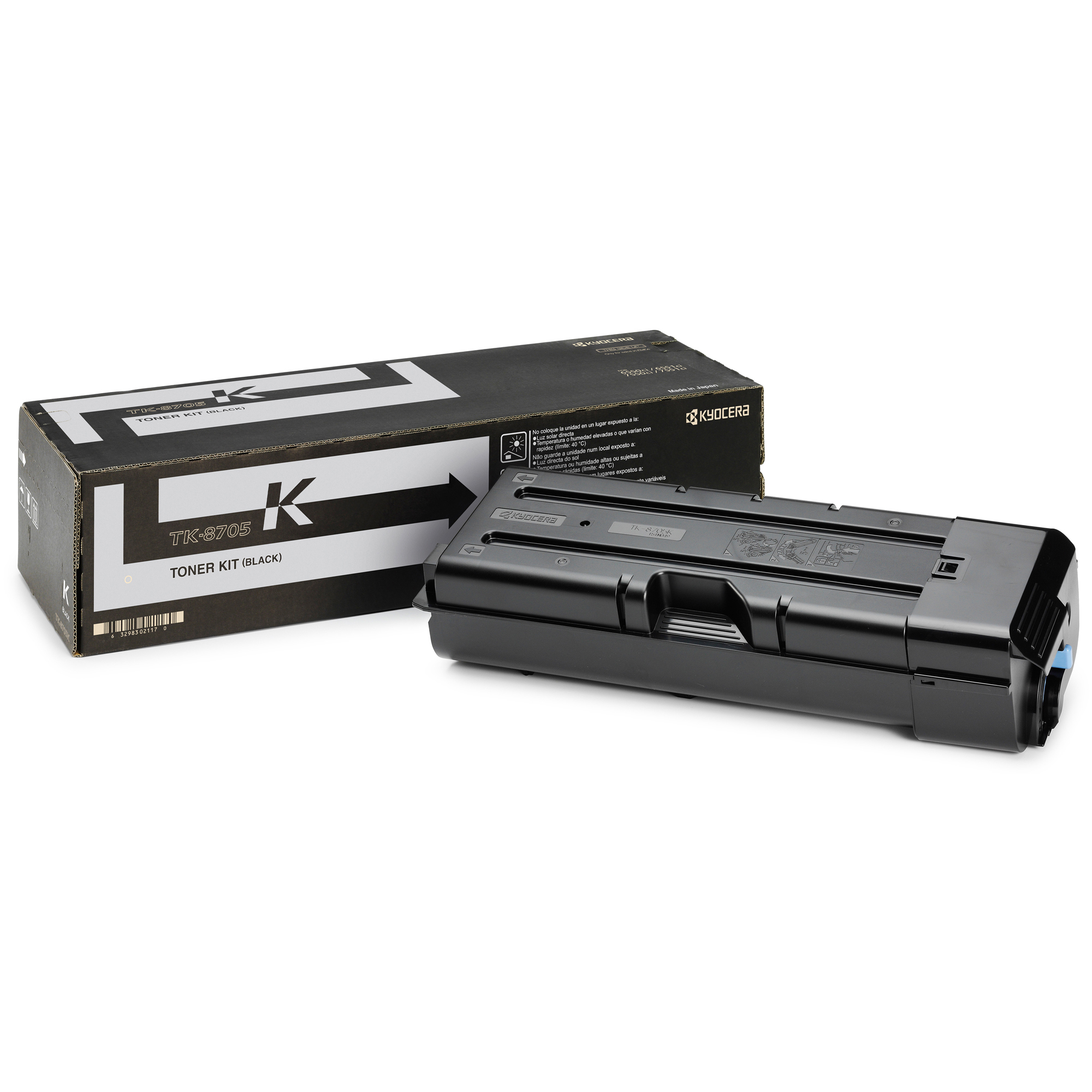 Kyocera TK 8705K - Nero - originale - cartuccia toner - per TASKalfa 6550ci, 7550ci, 7551ci