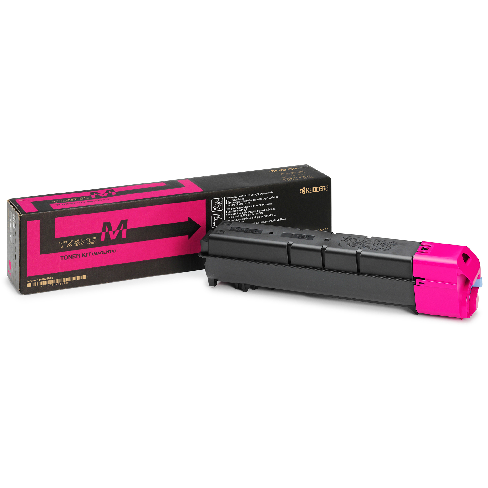 Kyocera TK 8705M - Magenta - originale - cartuccia toner - per TASKalfa 6550ci, 7550ci, 7551ci