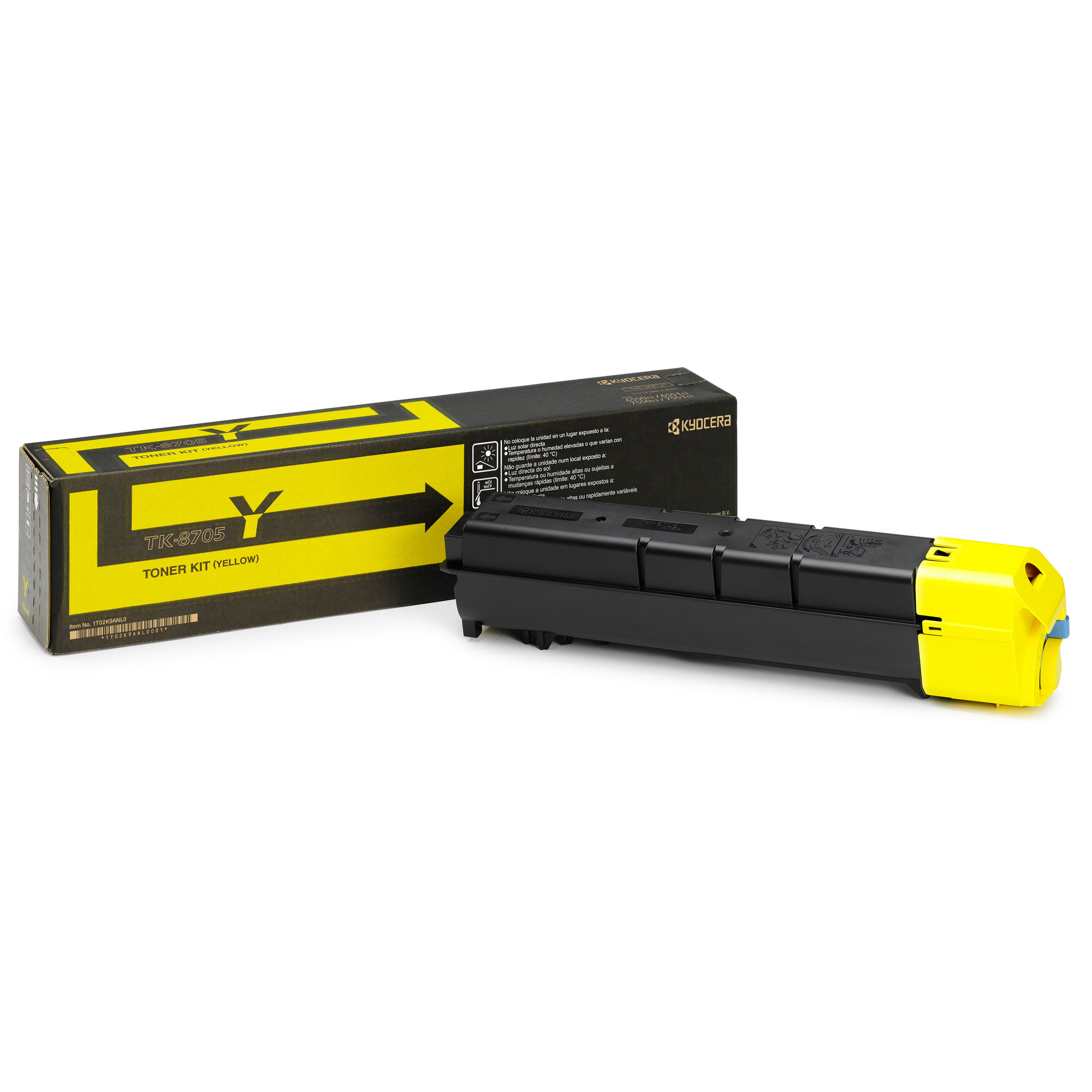 Kyocera TK 8705Y - Giallo - originale - cartuccia toner - per TASKalfa 6550ci, 7550ci, 7551ci