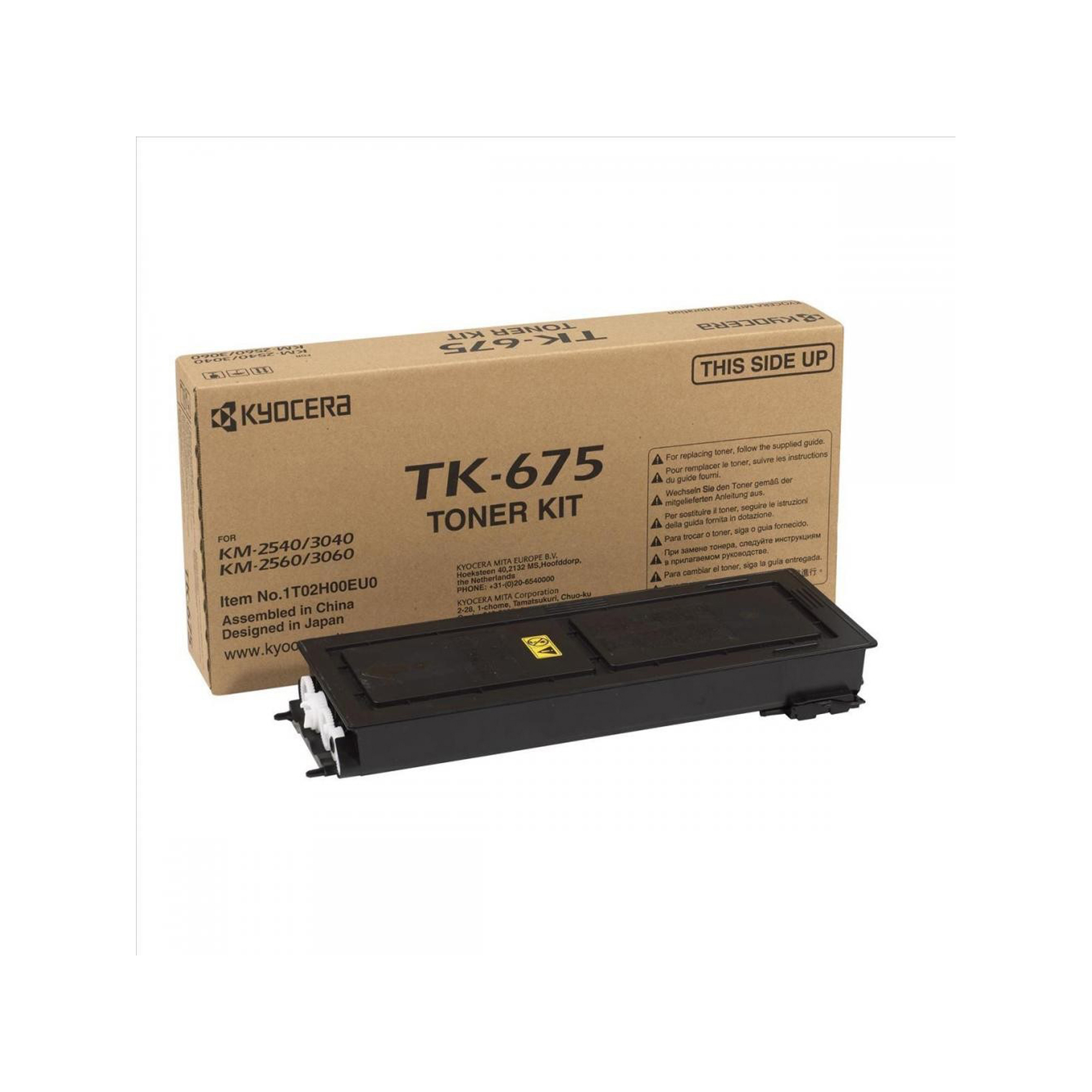 Kyocera TK 675 - Nero - originale - cartuccia toner - per KM 2540, 2560, 3040, 3060