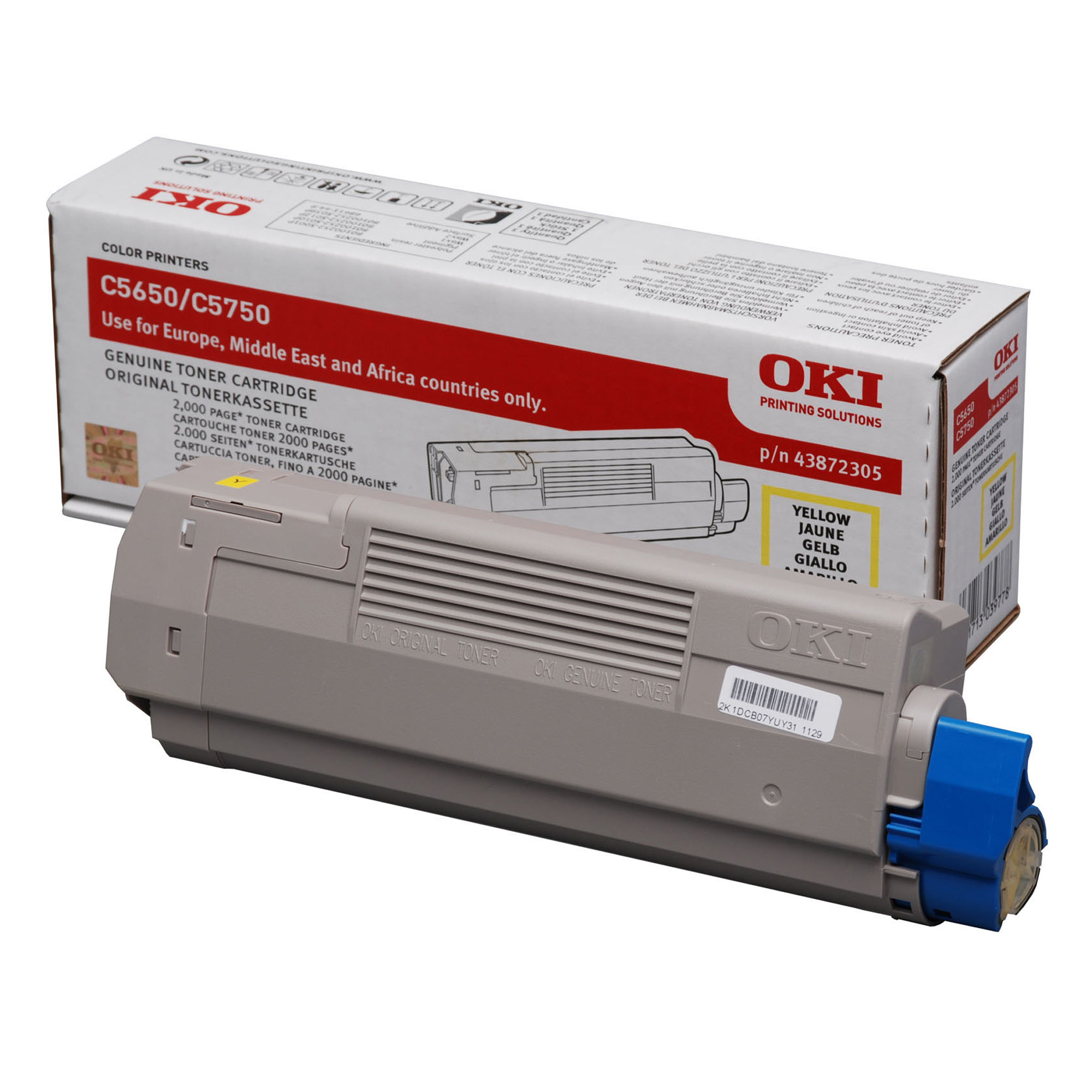 Oki - Toner - Giallo - C5650/C5750 - …