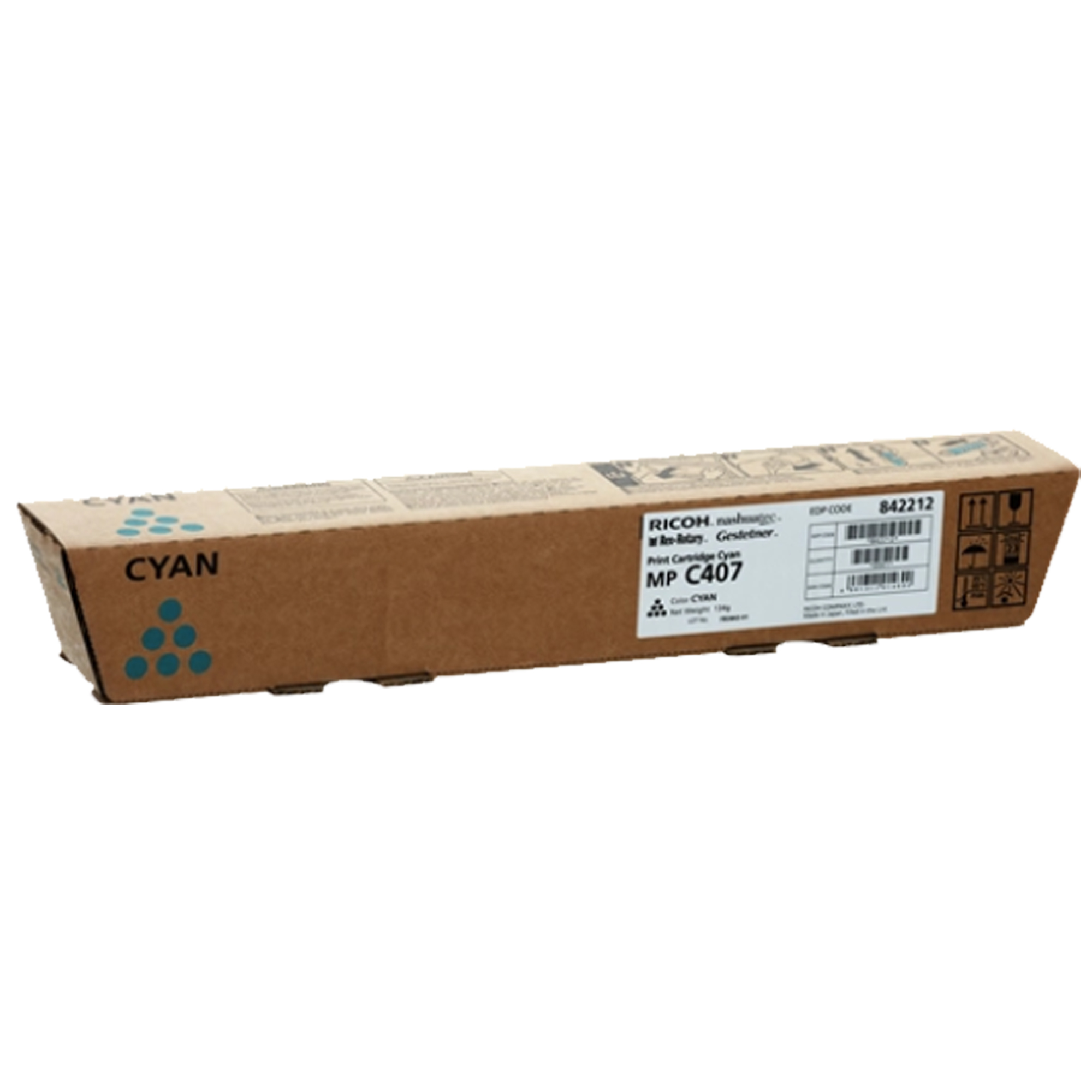 Ricoh Toner Ciano per MP C407SPF_8.000 pag