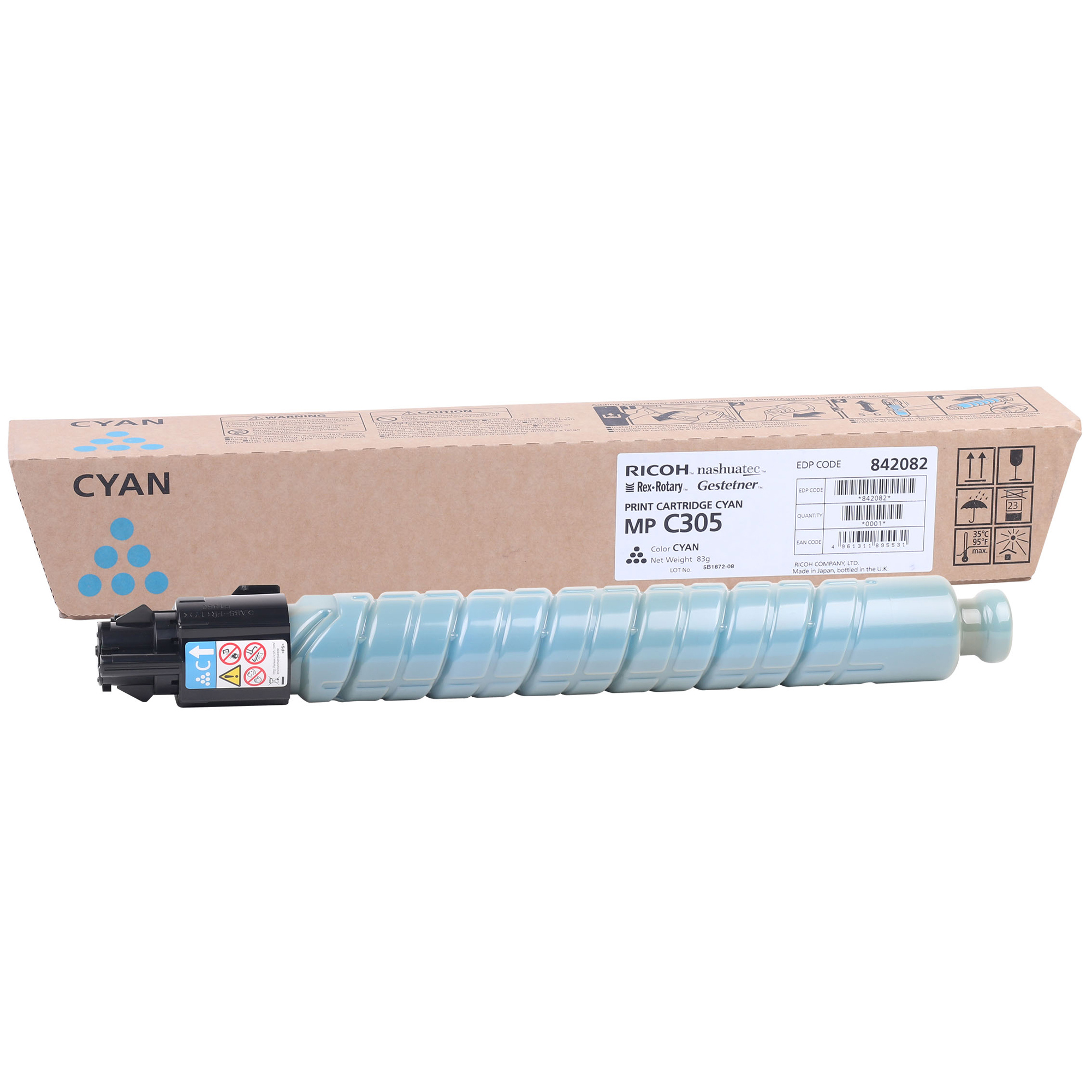 Ricoh - Toner - Ciano - 842082 - …