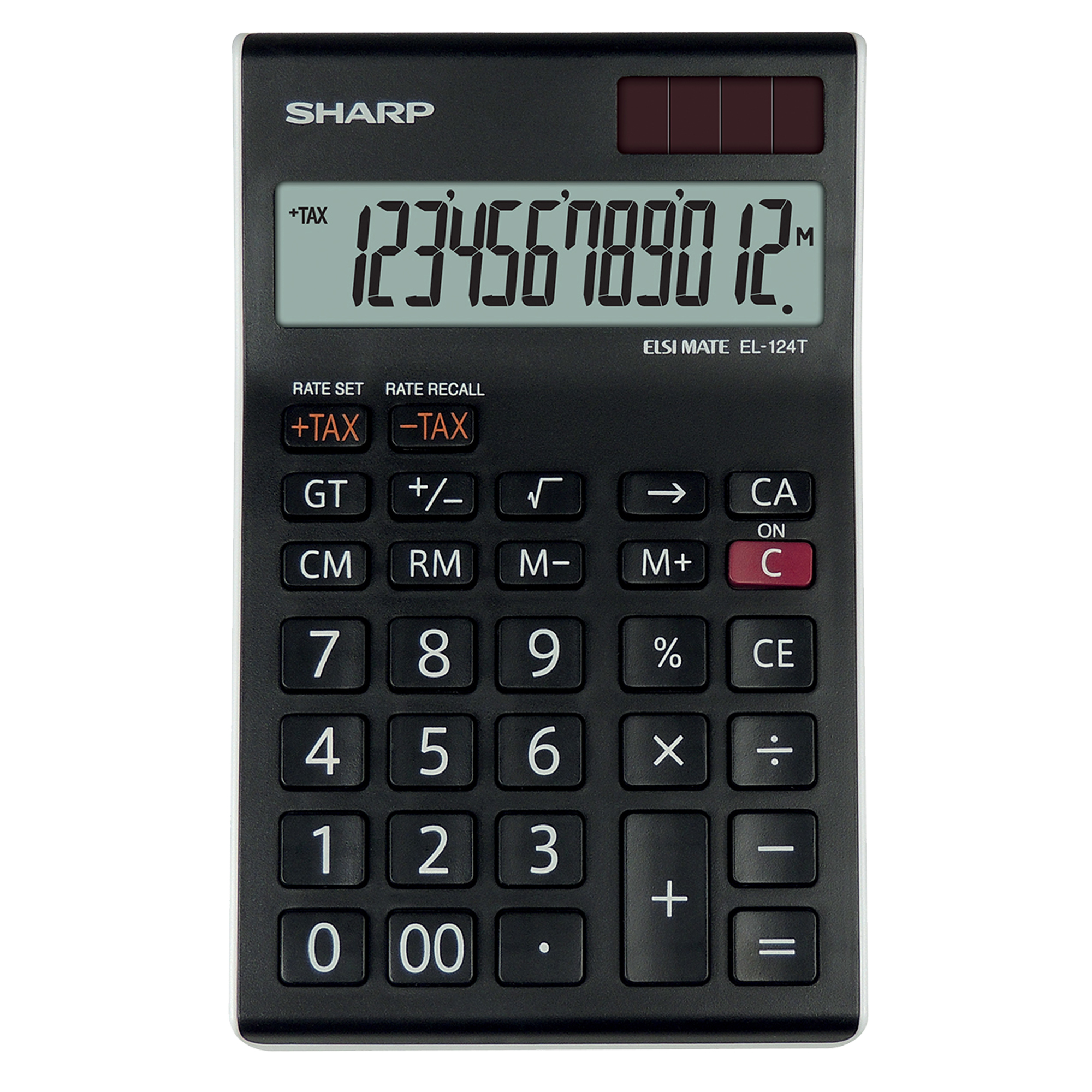 Sharp - Calcolatrice da Tavolo EL-124T - 12 …