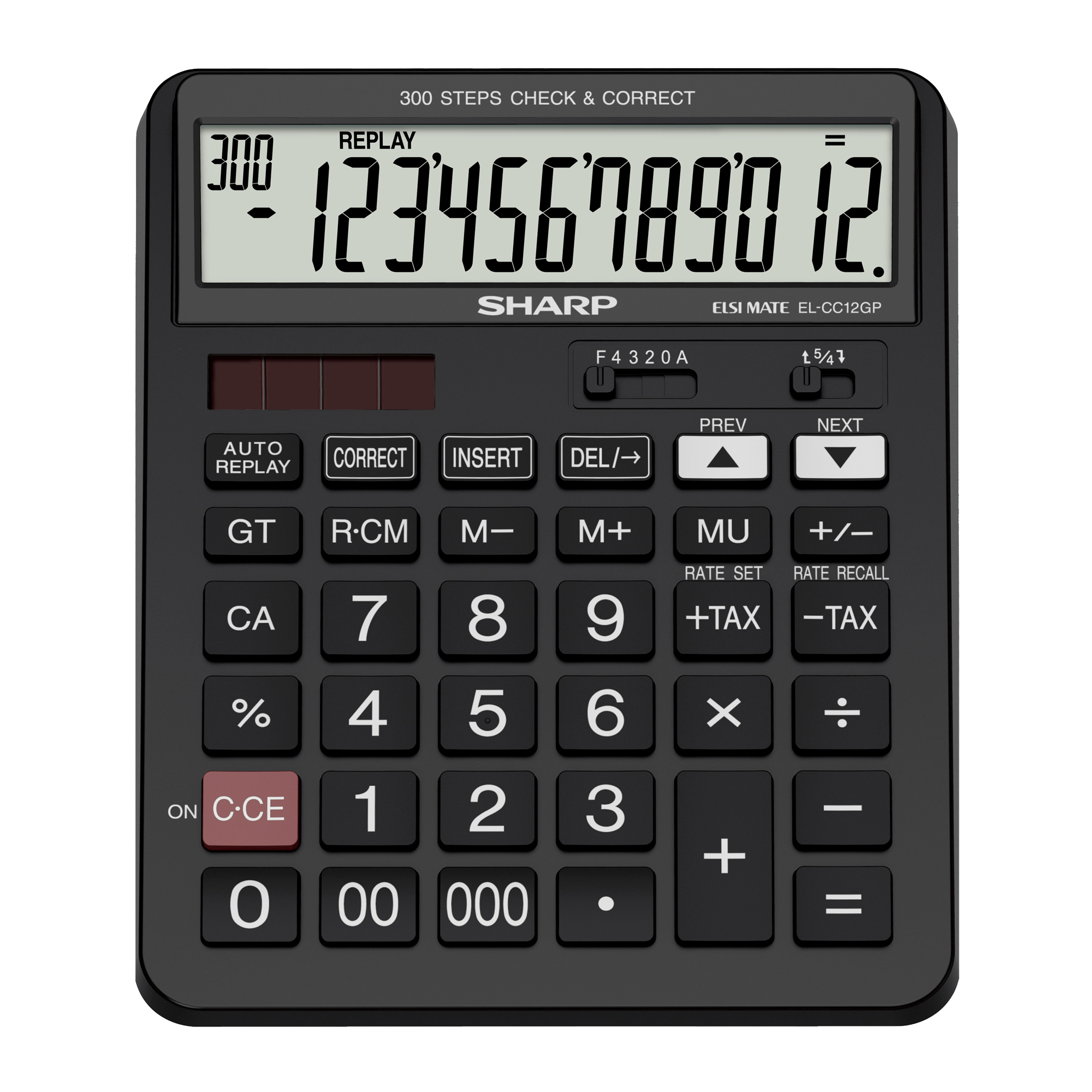 Sharp - Calcolatrice da Tavolo EL-CC12GP - 12 …