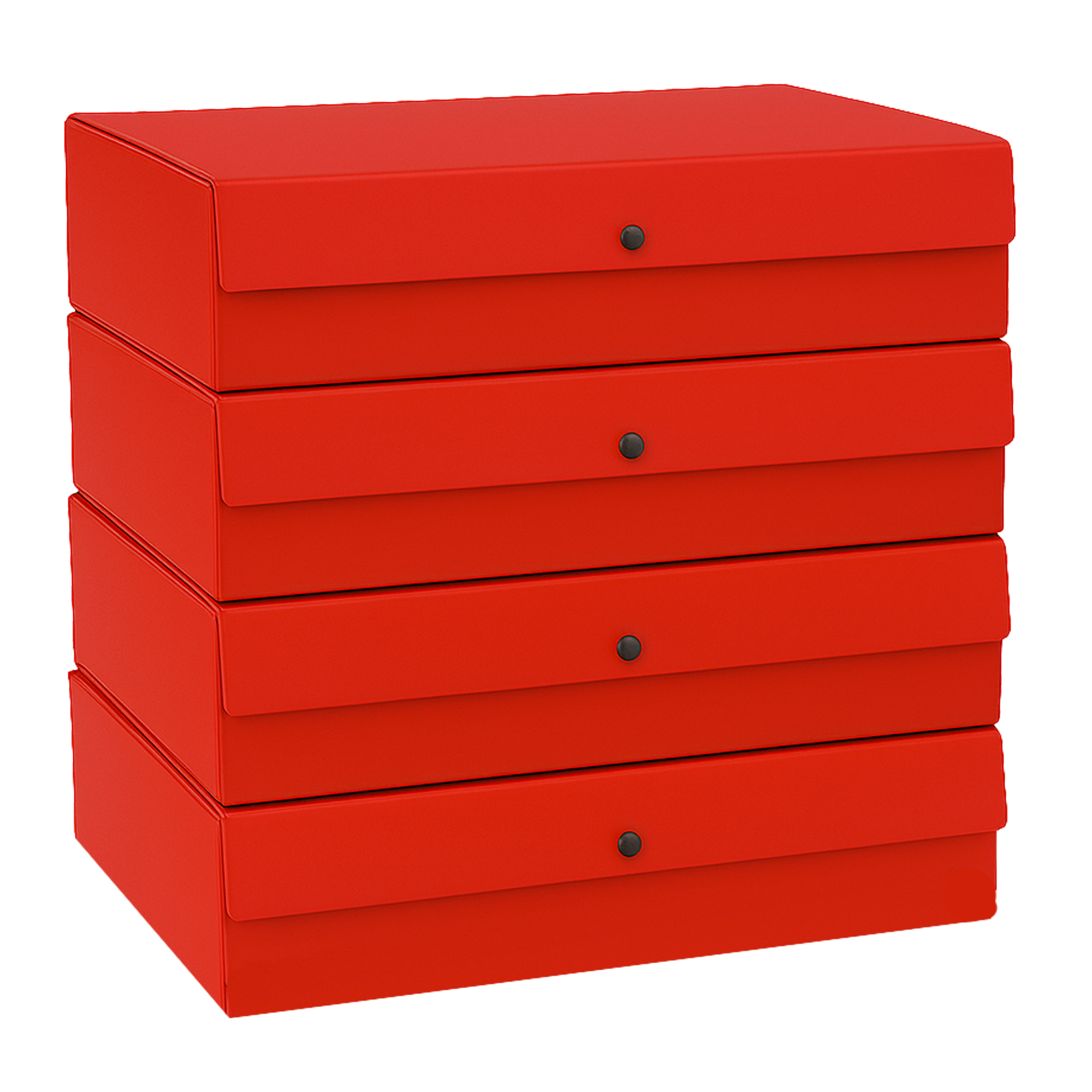 Scatola progetto - dorso 8 cm - rosso …