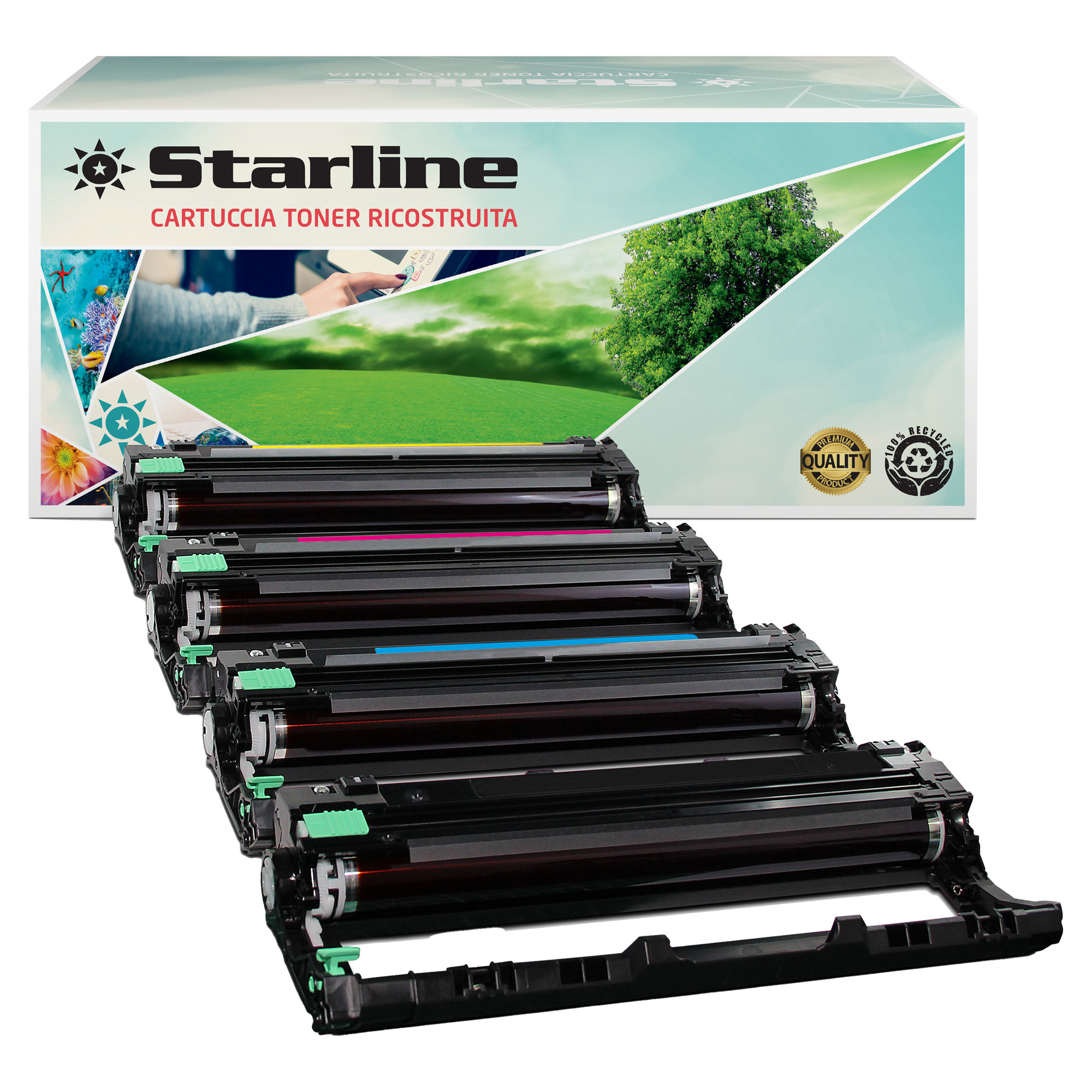 Starline - Tamburo Ricostruito per Brother DR-243 - …