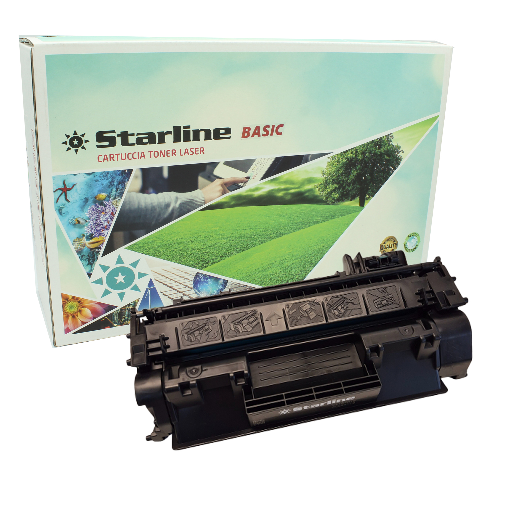 Starline Toner Compatibile per HP 05A Nero CE505A …