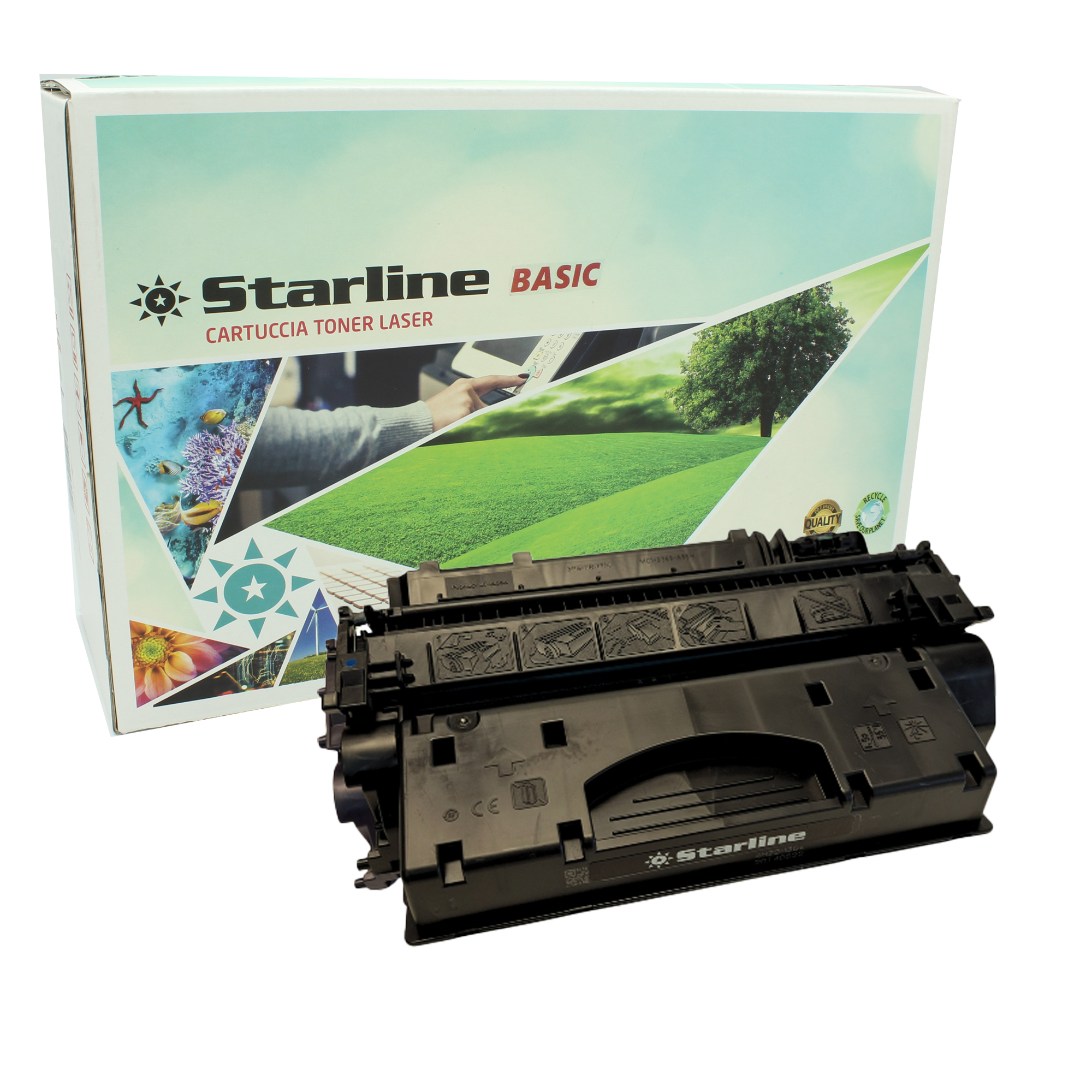 Starline Toner Compatibile per HP 05X Nero CE505X …