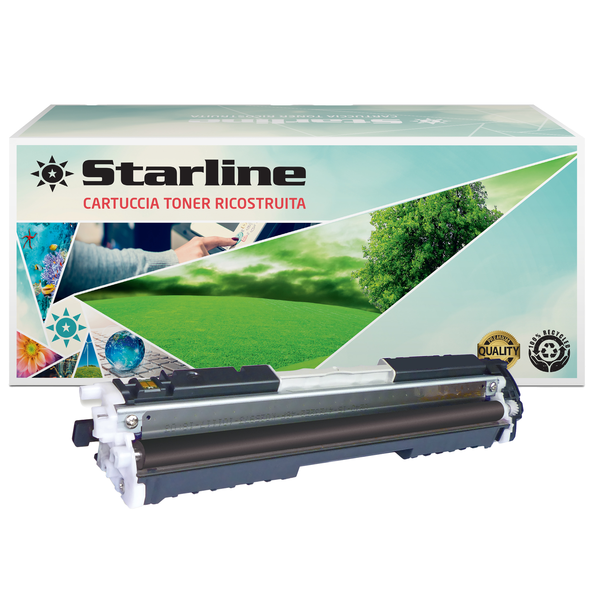 Starline - Toner Ricostruito per HP 94A - …
