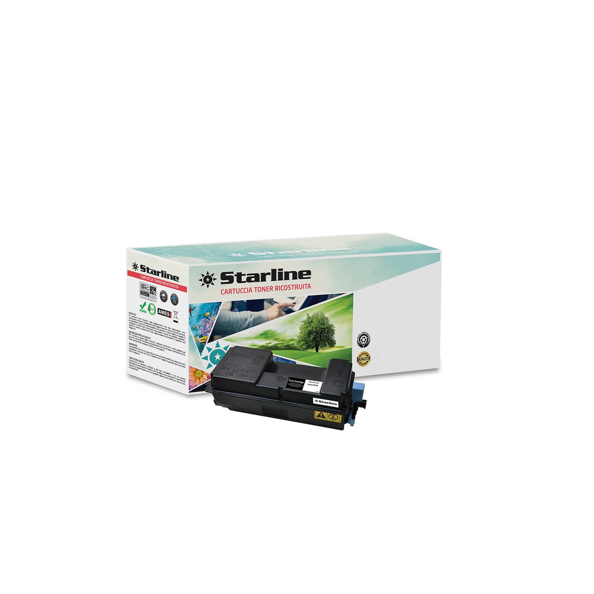 Starline - Toner Ricostruito per Kyocera - Nero …