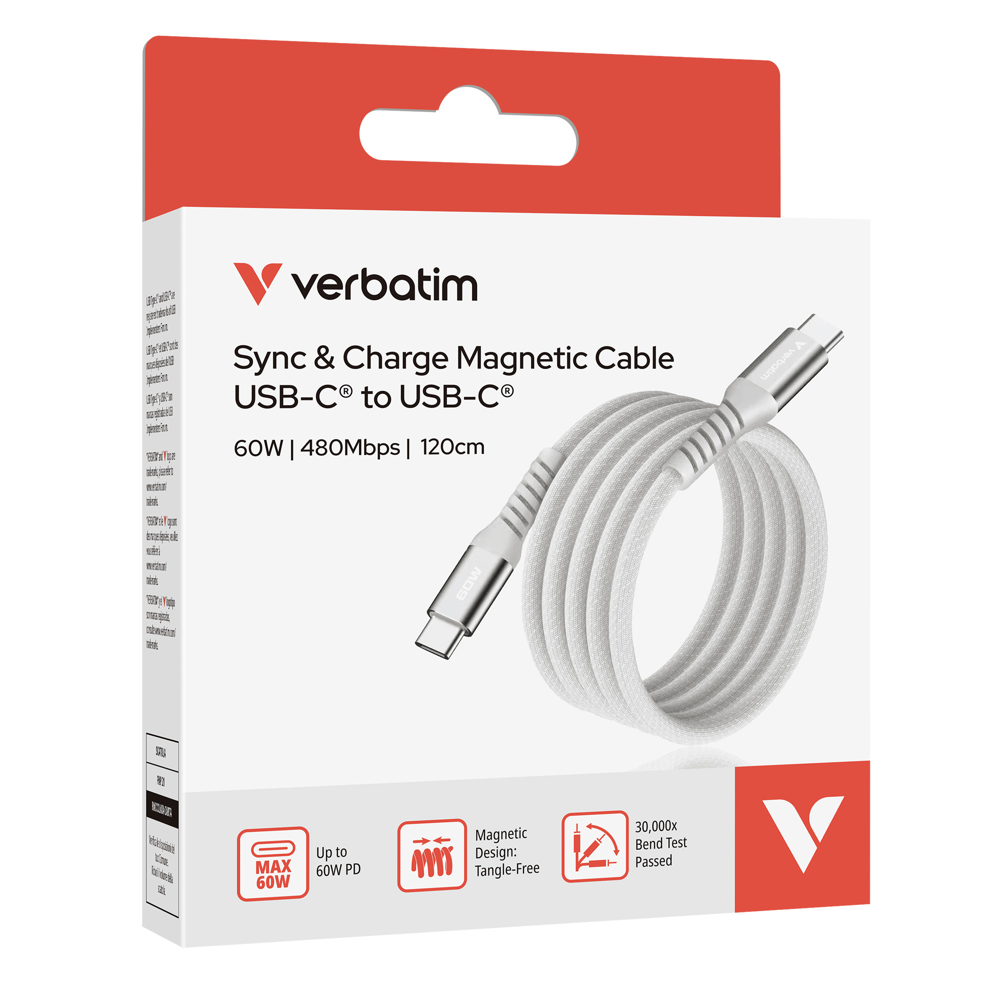 Verbatim - Cavo USB-C to USB-C - Grigio …