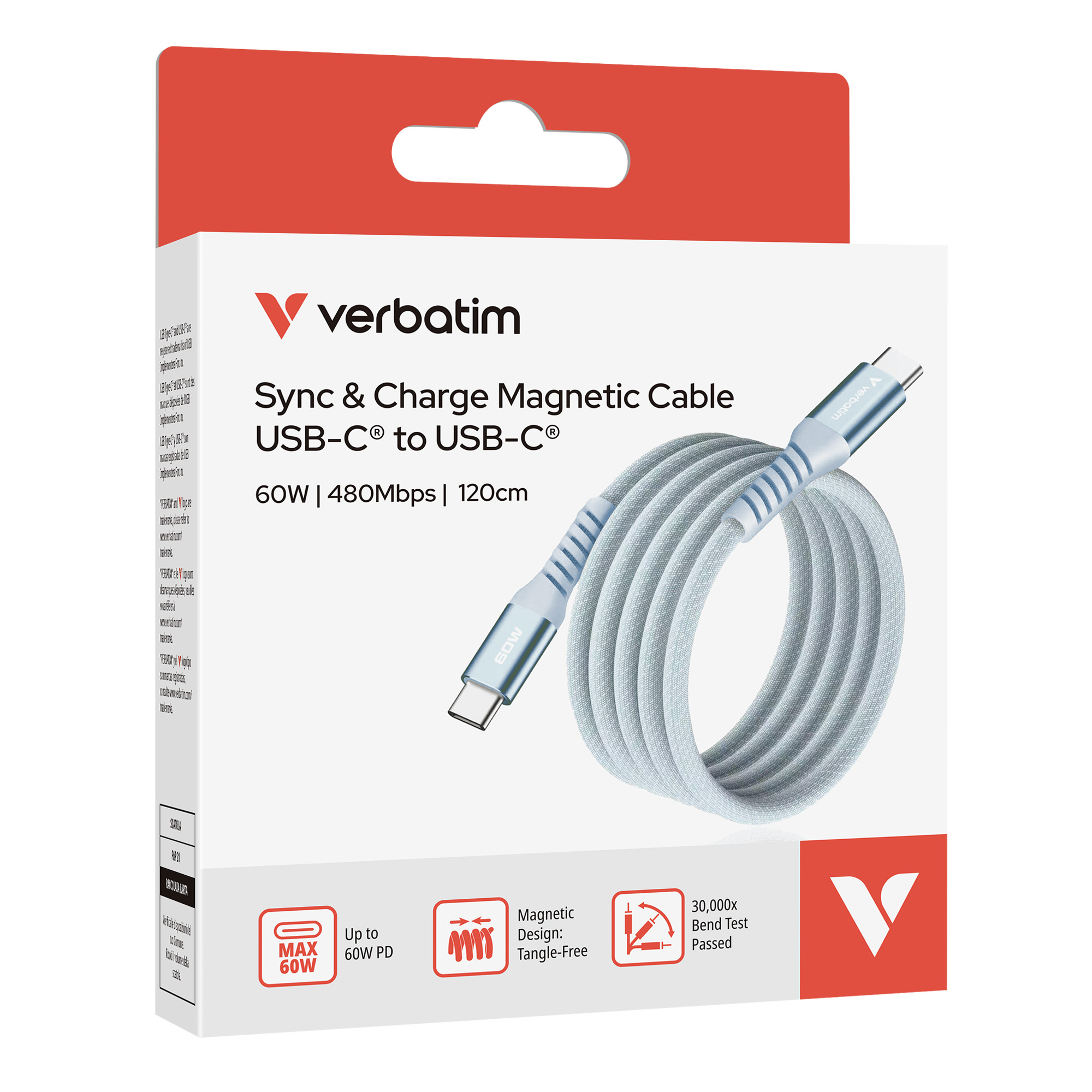 Verbatim - Cavo USB-C to USB-C - Blu …