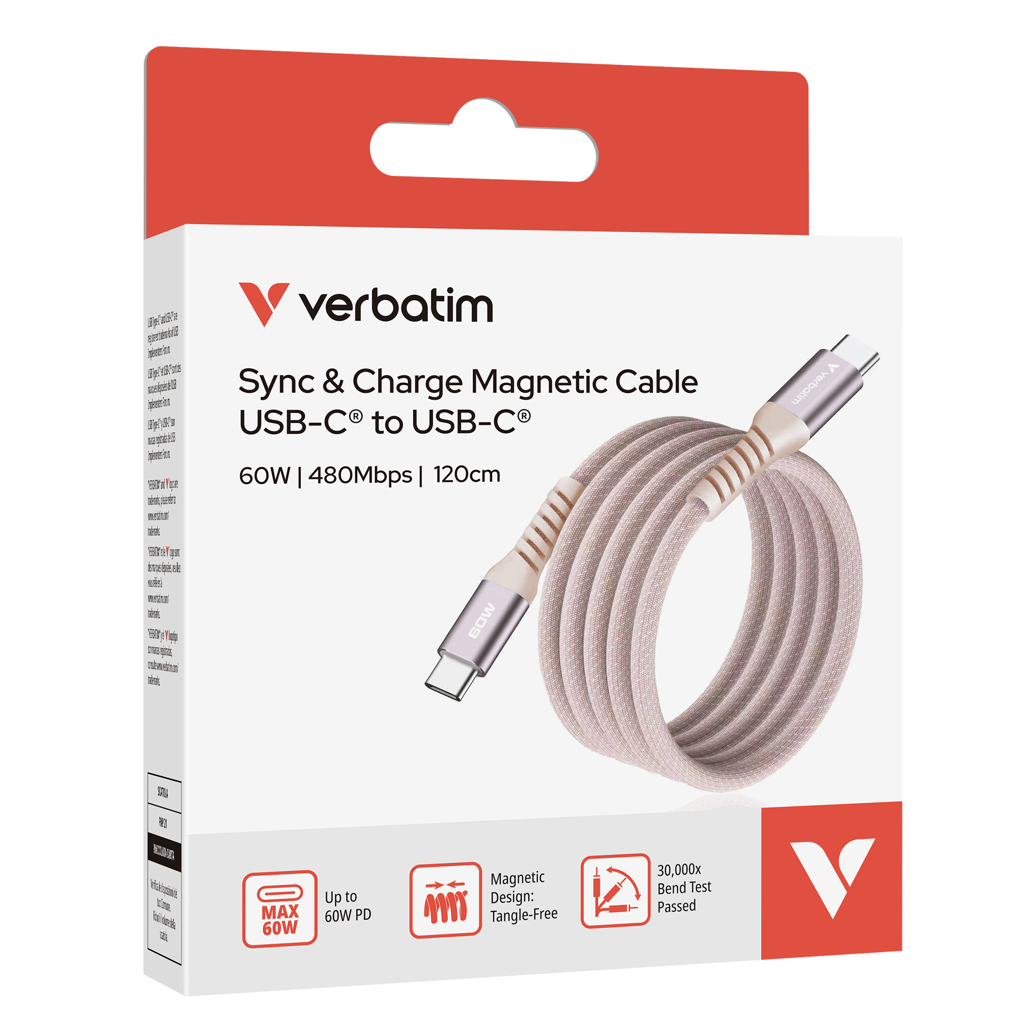 Verbatim - Cavo USB-C to USB-C - Rosa …