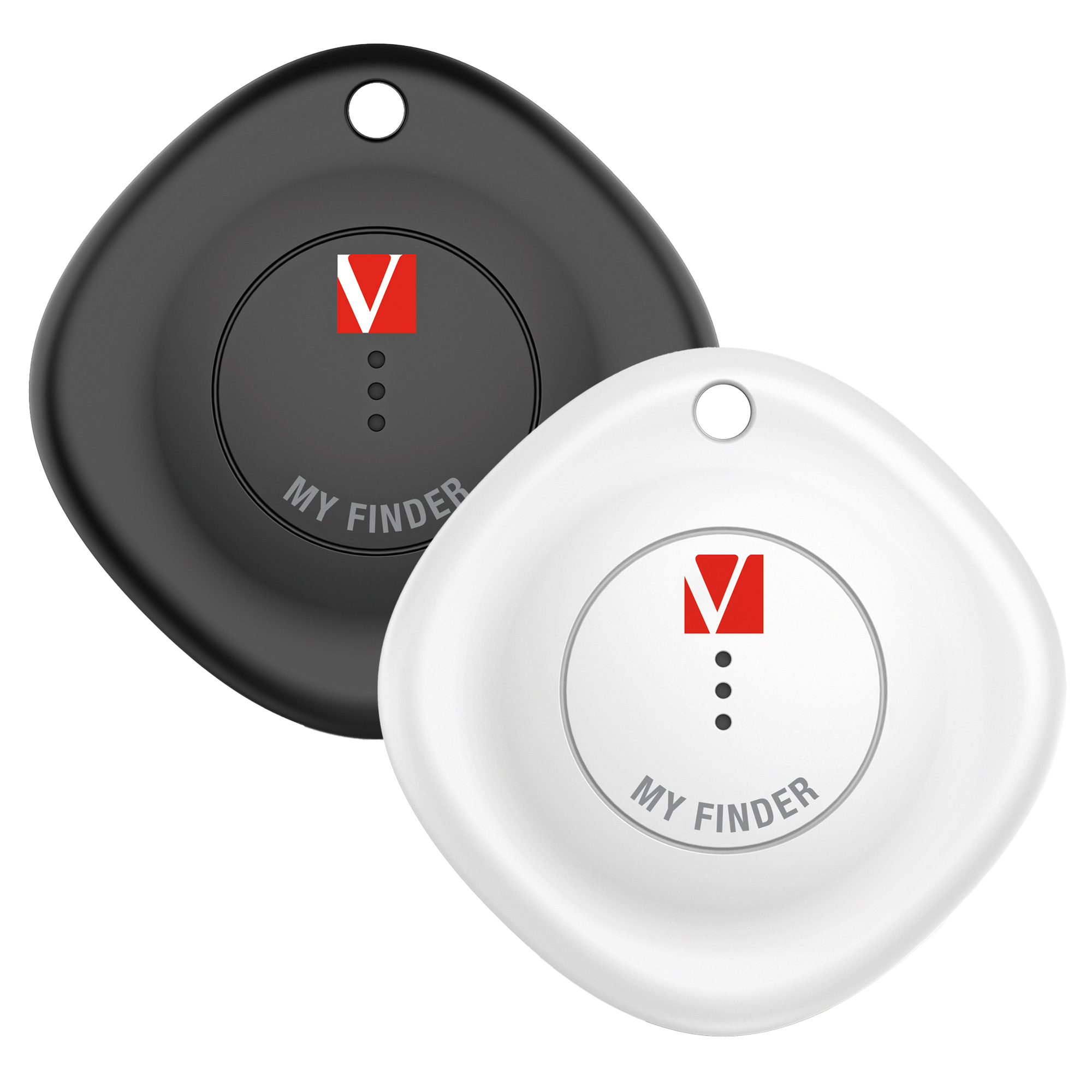 My Finder Nero/Bianco Bluetooth Tracker - Confezione Doppia …