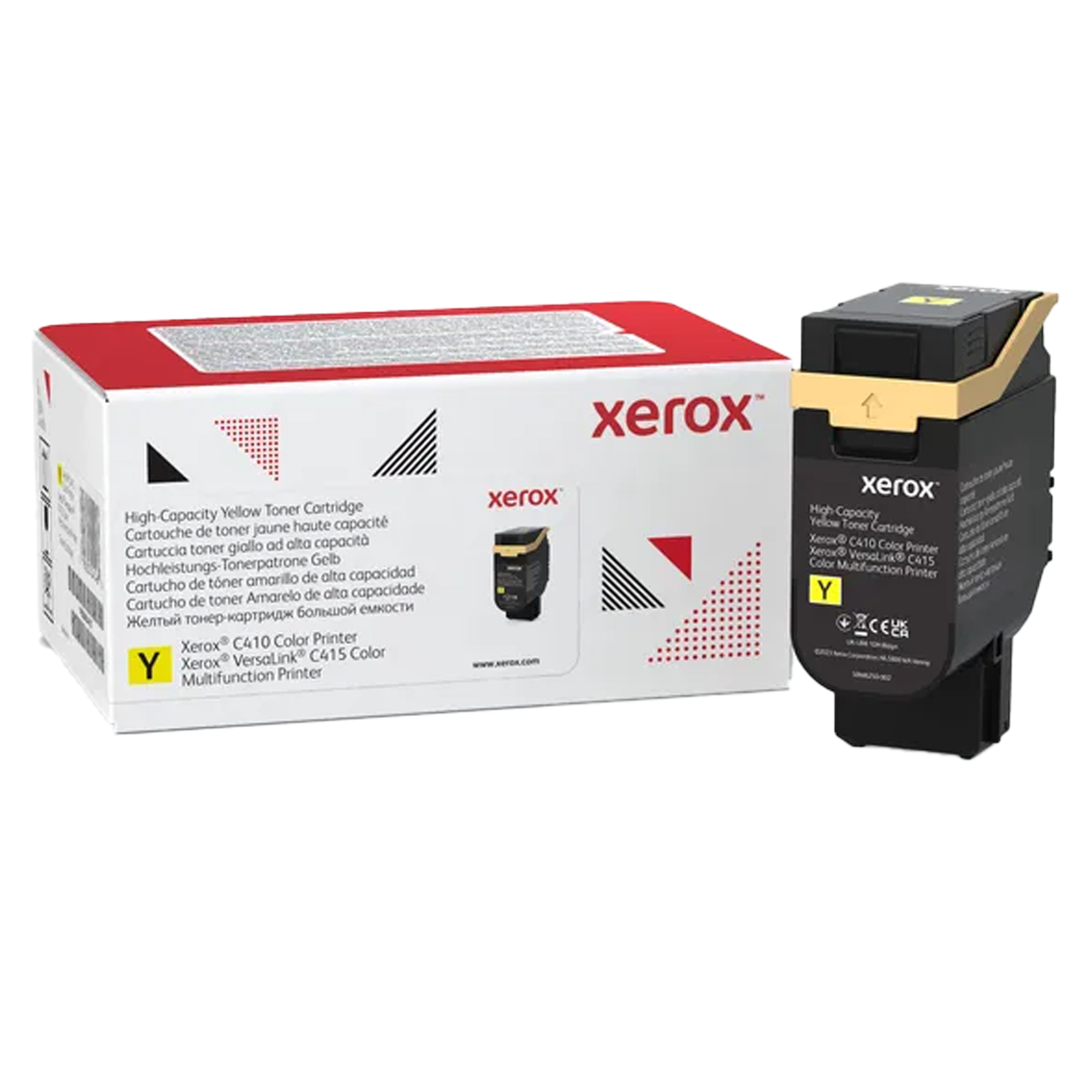 Xerox - Alta capienza - giallo - originale - scatola - cartuccia toner Use and Return - per Xerox C410; VersaLink C415/DN