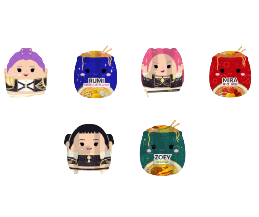 PREORDINE Rei Toys Squishmallows Personaggi KPOP Demon Hunter Reversibili 20 cm Assortimento SQ024600 *LUGLIO