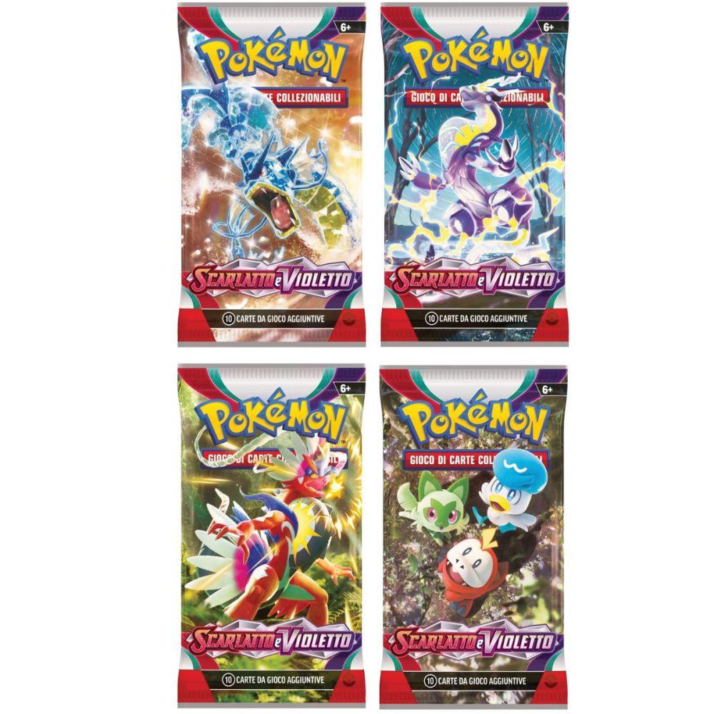 PREVENDITA Pokemon - Bustina Singola "SCARLATTO E VIOLETTO - 01 BASE "
