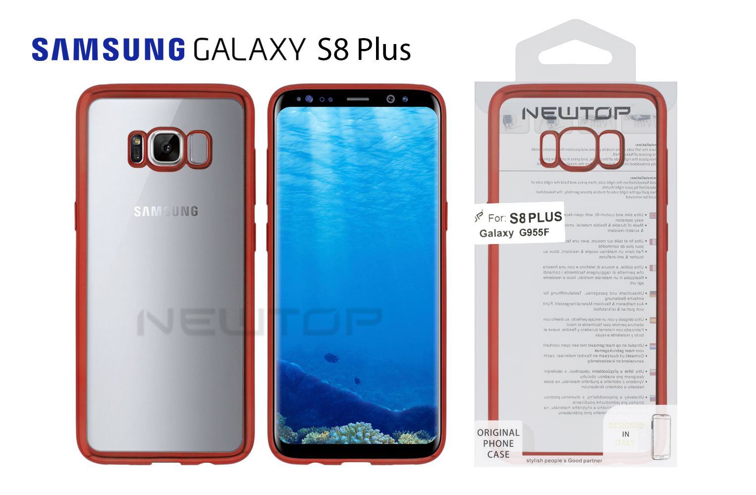 TPU ELETRIC MAT COVER SAMSUNG GALAXY S8+