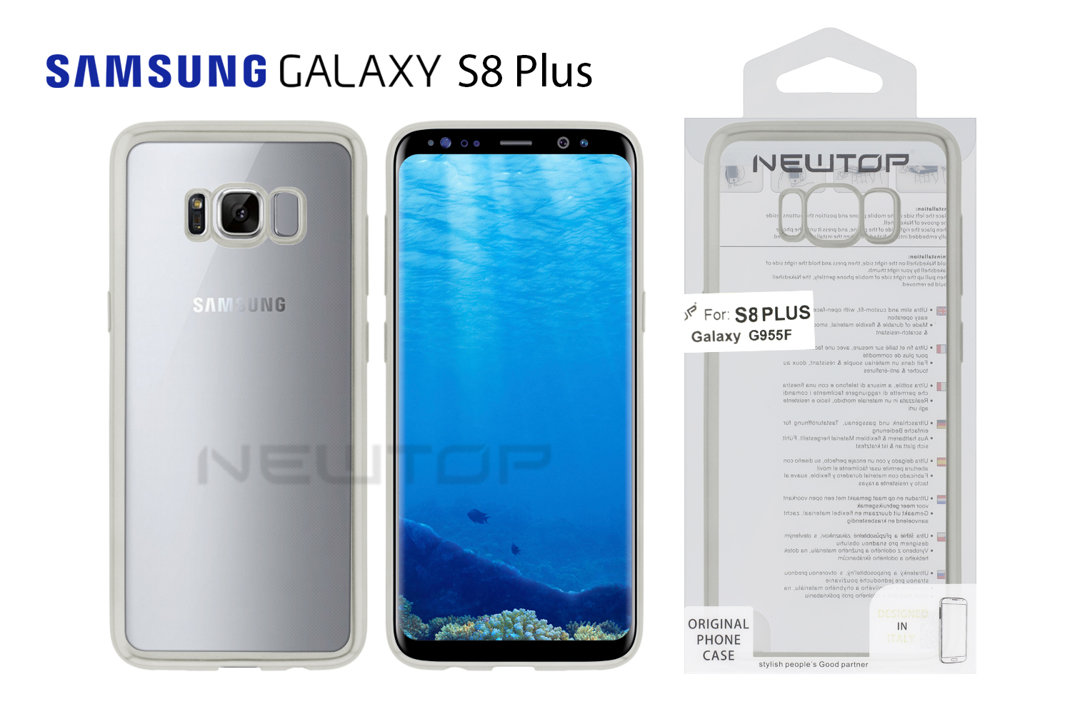 TPU ELETRIC MAT COVER SAMSUNG GALAXY S8+