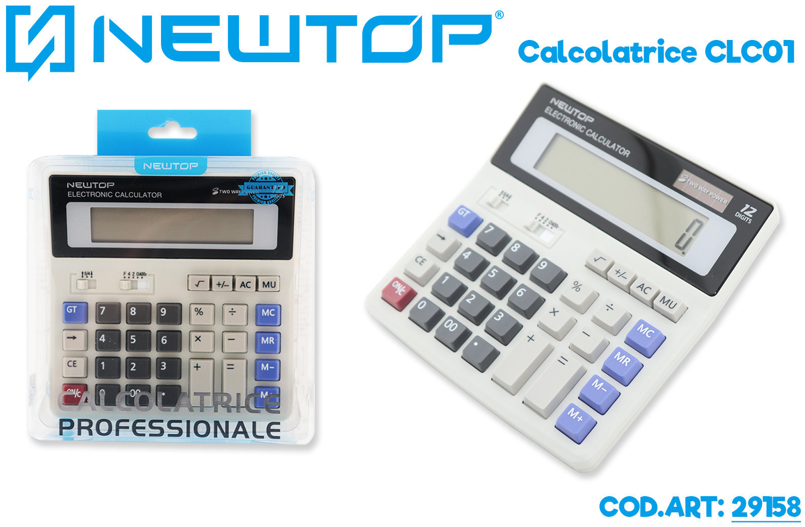 NEWTOP CLC01 CALCOLATRICE PROFESSIONALE