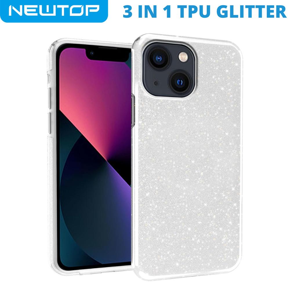 3 IN 1 PC TPU GLITTER COVER APPLE …