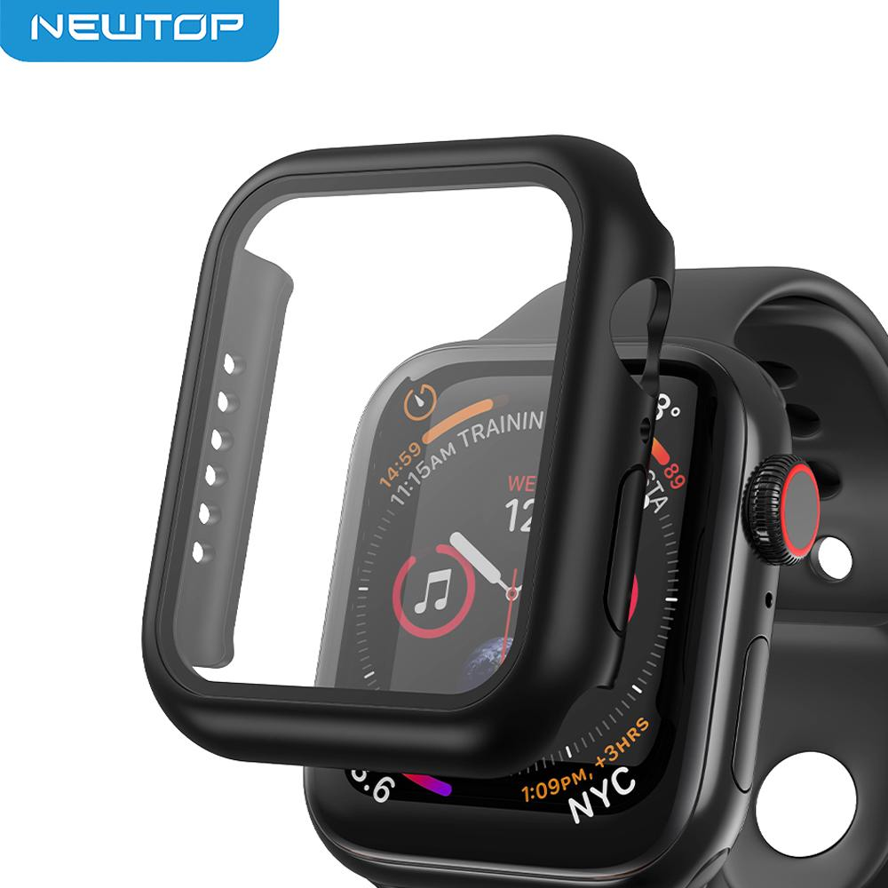 NEWTOP COVER CON VETRO APPLE WATCH 7 - 8 41MM