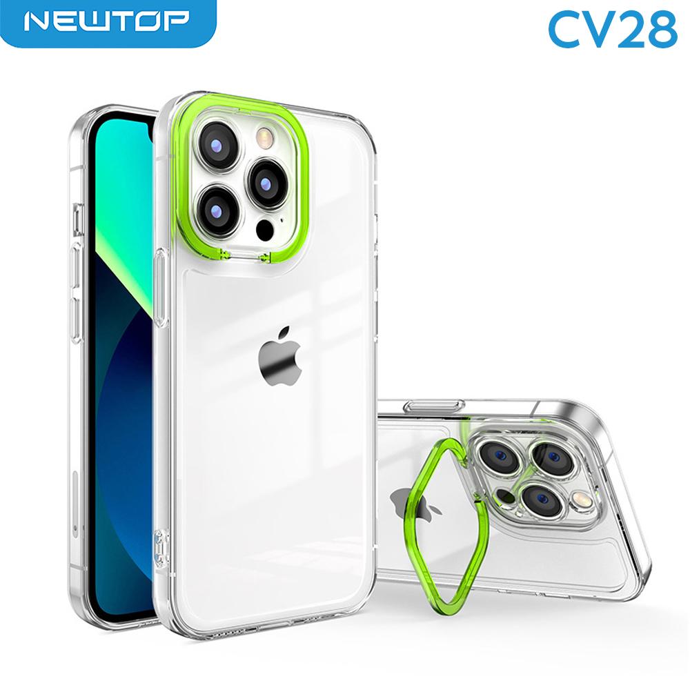NEWTOP CV28 TPU CLEAR CAMERA COLOR STAND APPLE IPHONE 14