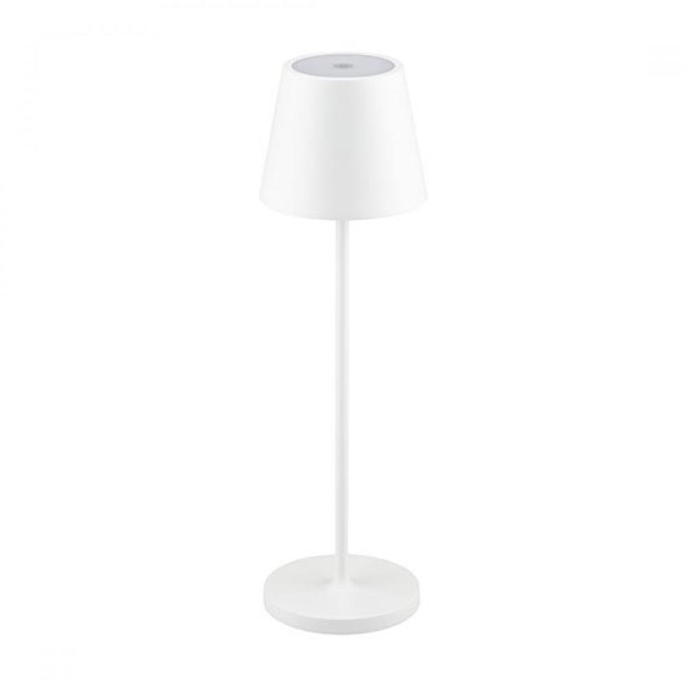 V-TAC LED 2W TABLE LAMP(4400MA BATTERY) 3000K IP54 WHITE BODY