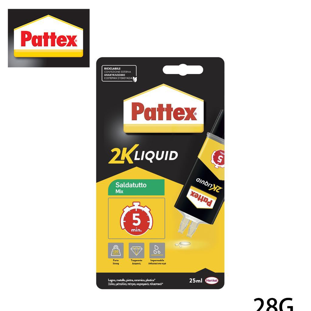 PATTEX SALDATUTTO MIX COLLA SIRINGA 28G