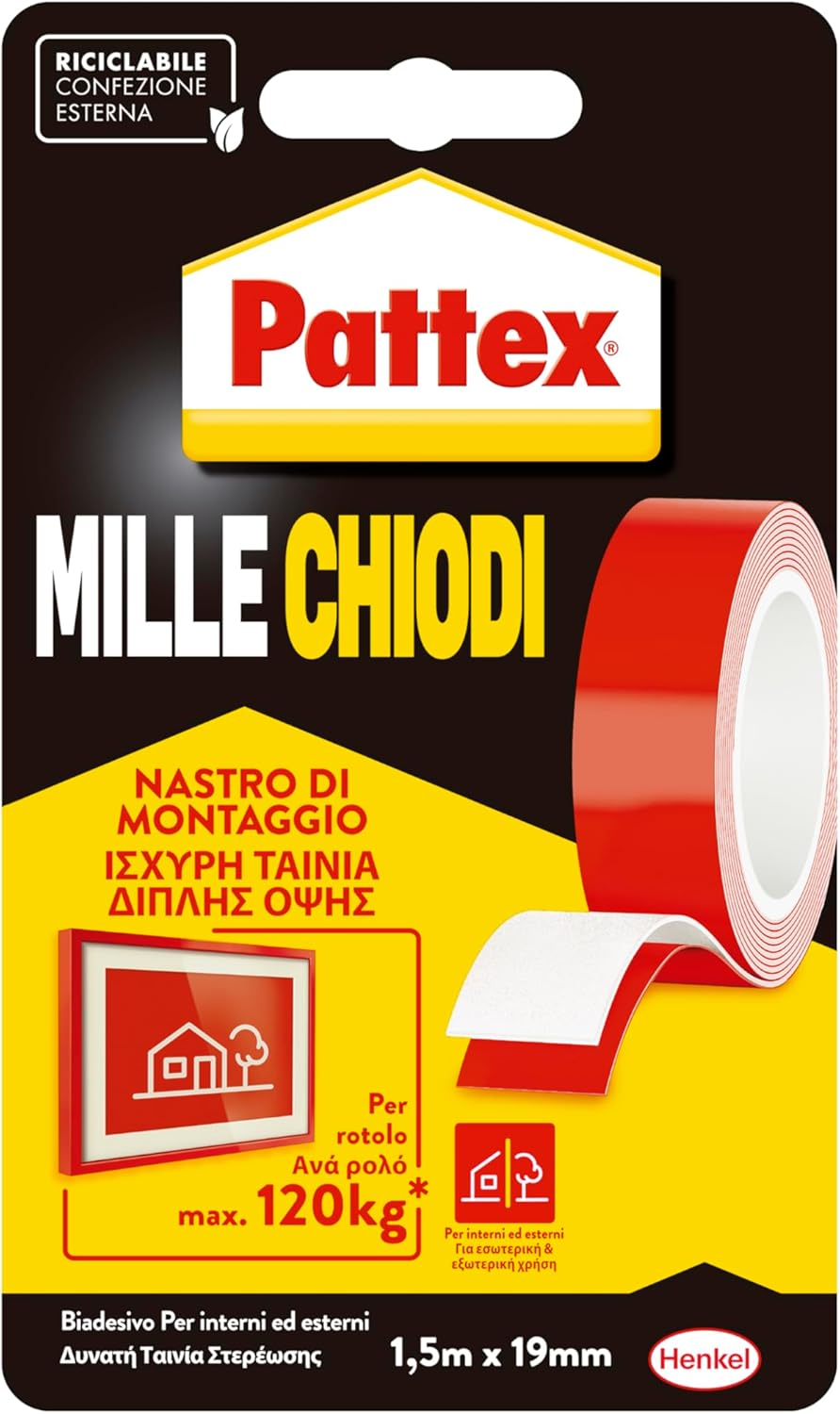 PATTEX MILLECHIODI NASTRO 19MM X 1.5MT