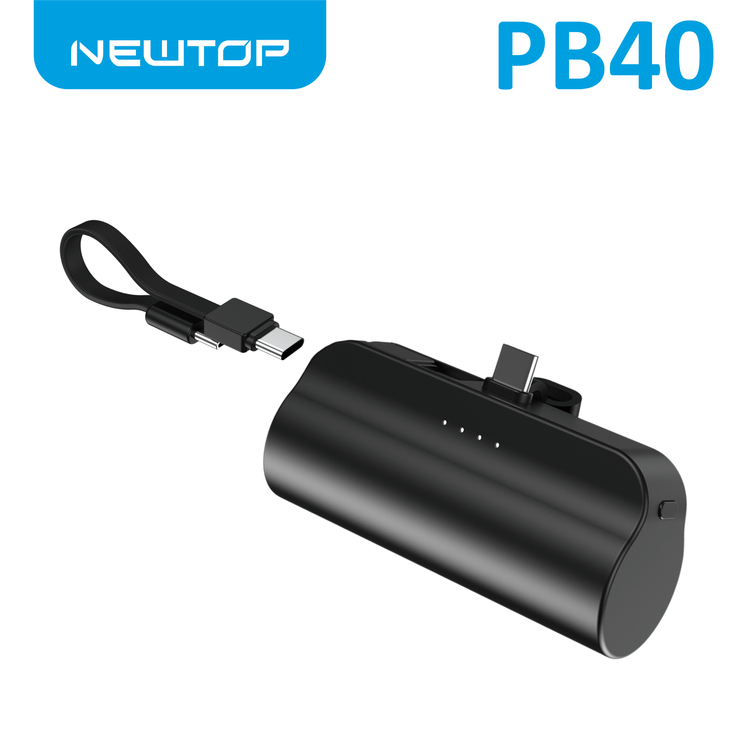 NEWTOP PB40 MINI POWER BANK 5000MAH CON CAVO …