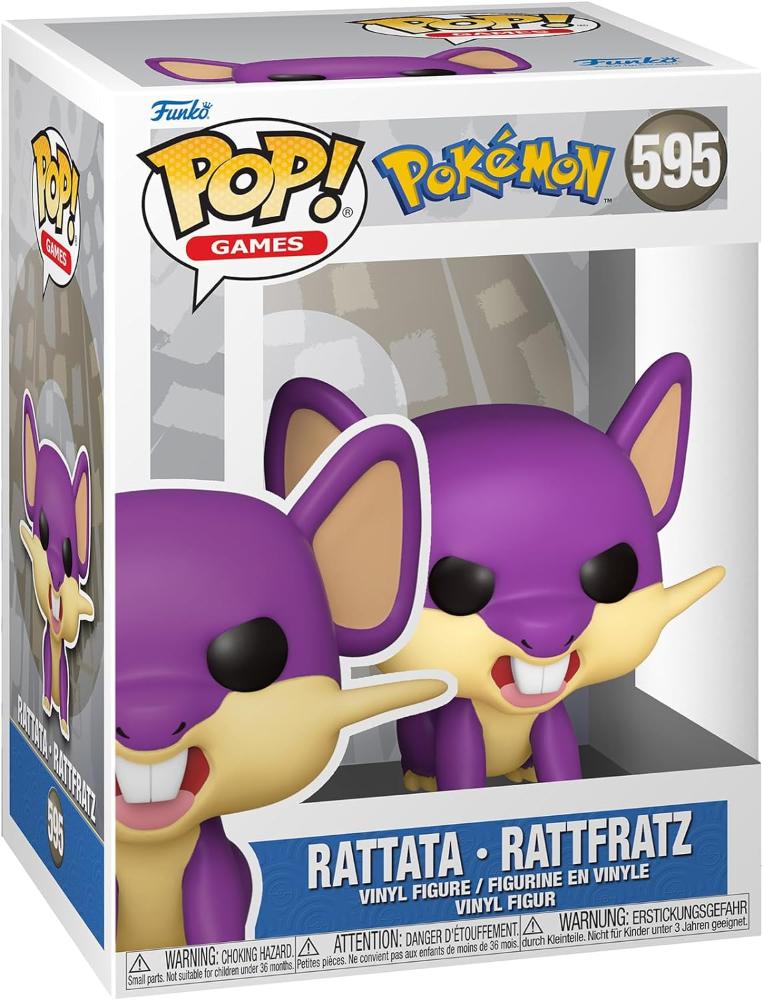 FUNKO POP POKEMON - VINYL FIGURE 595 RATTATA …
