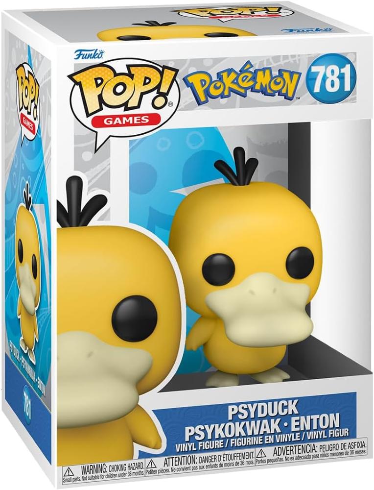 FUNKO POP POKEMON - VINYL FIGURE 781 PSYDUCK …