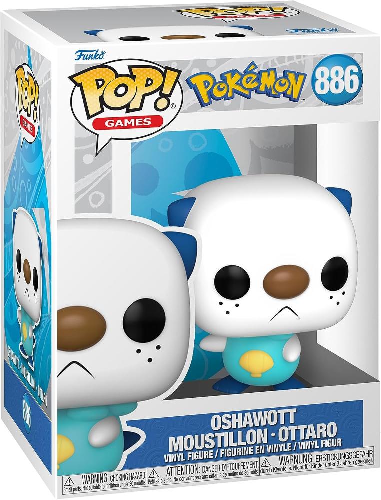FUNKO POP POKEMON - VINYL FIGURE 886 OSHAWOTT …